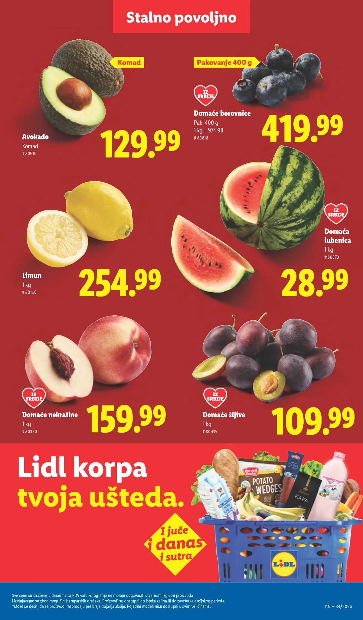 Lidl katalog akcija strana 43 – važi od 20.8. do 26.8.2026.