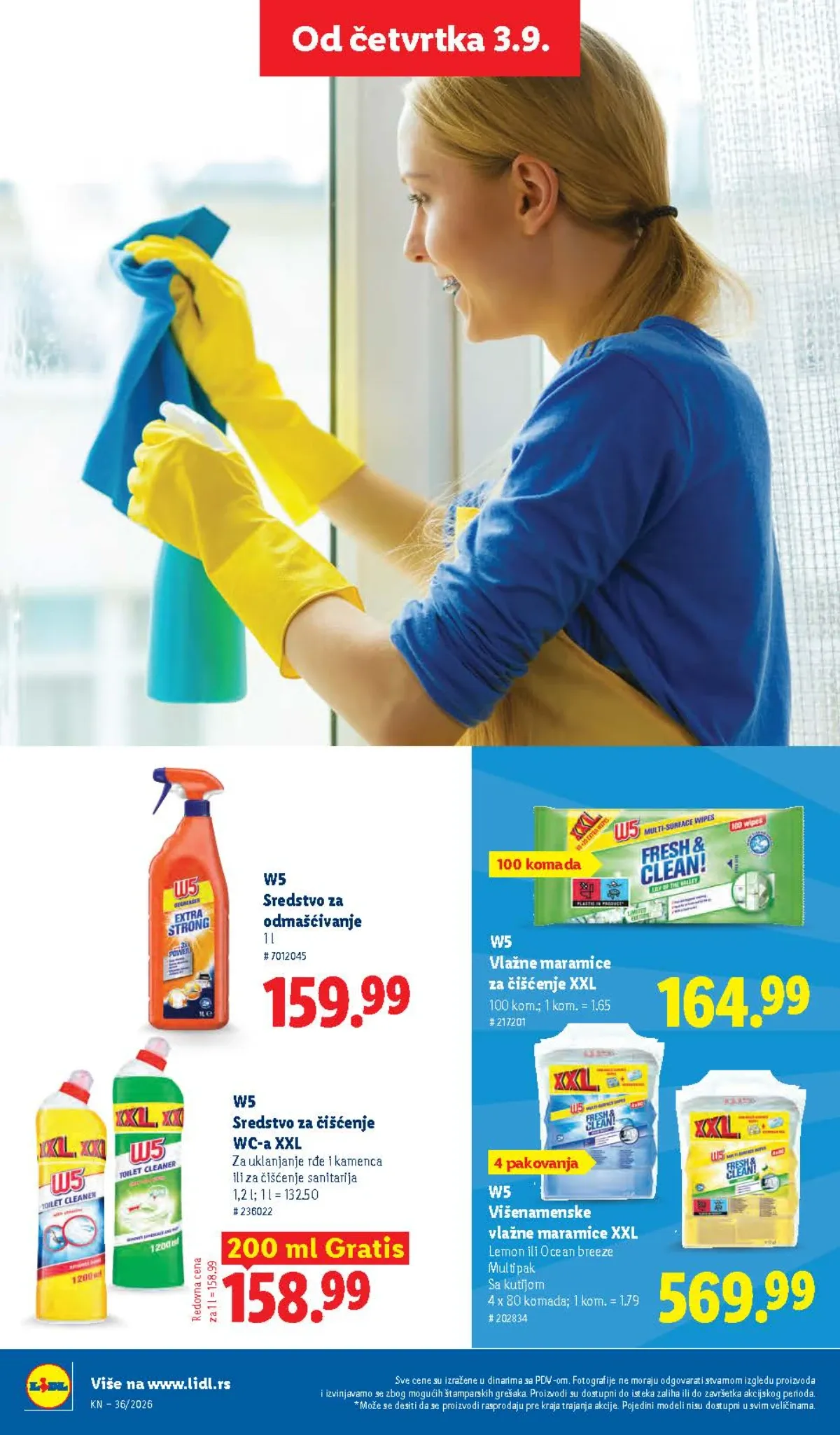 Lidl katalog akcija strana 44 – važi od 3.9. do 9.9.2026.