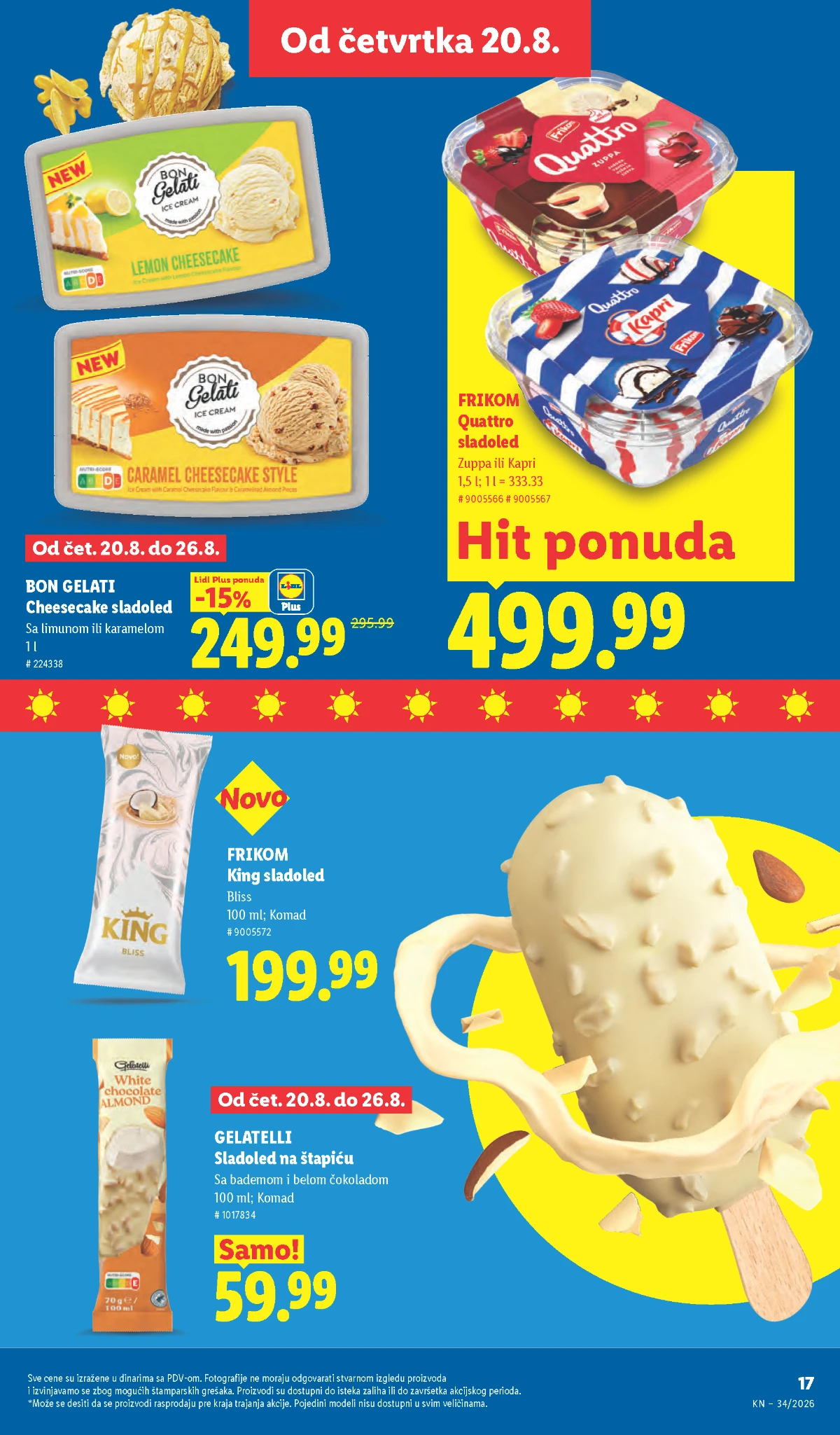Lidl katalog akcija strana 45 – važi od 20.8. do 26.8.2026.