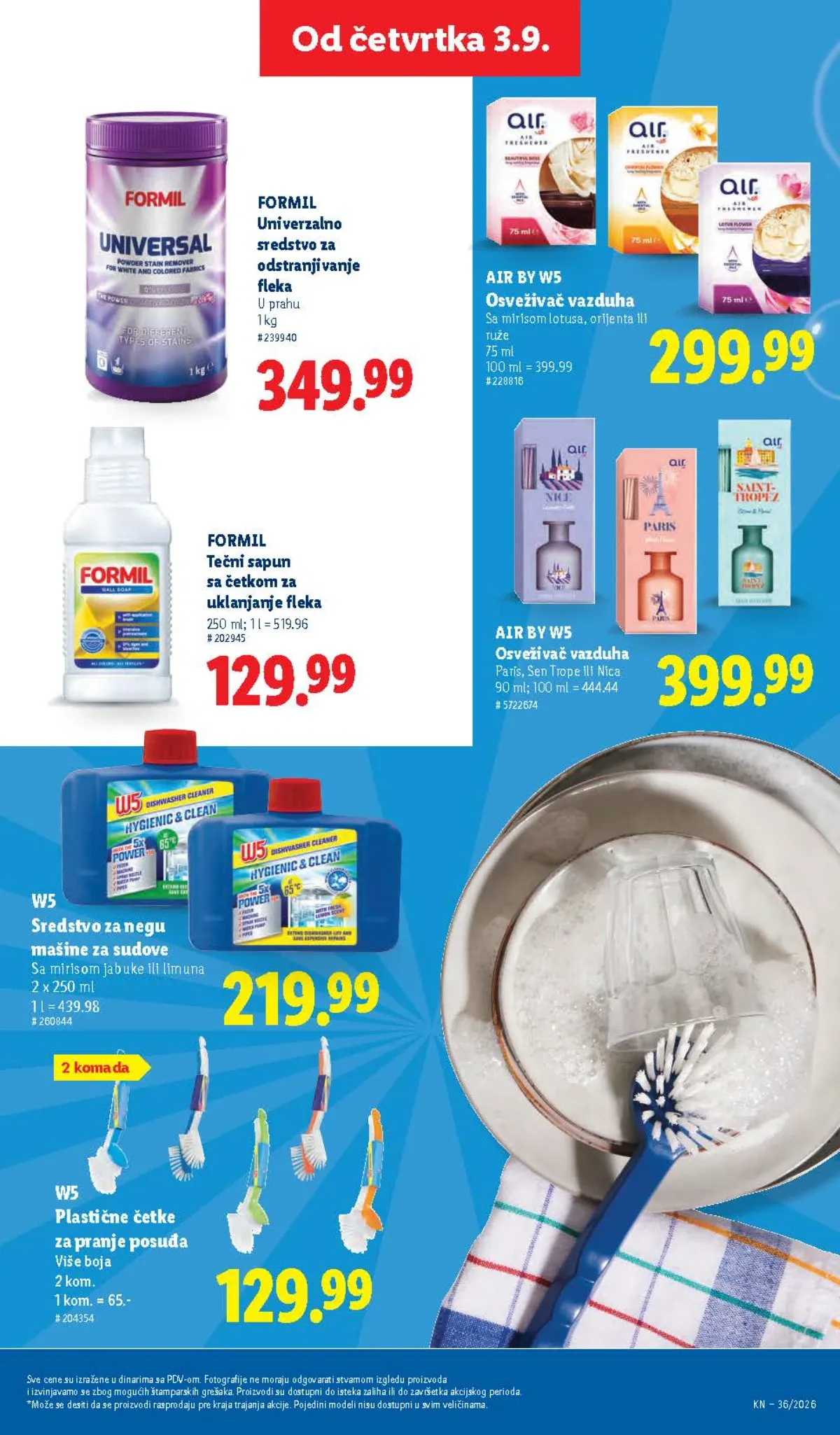 Lidl katalog akcija strana 45 – važi od 3.9. do 9.9.2026.