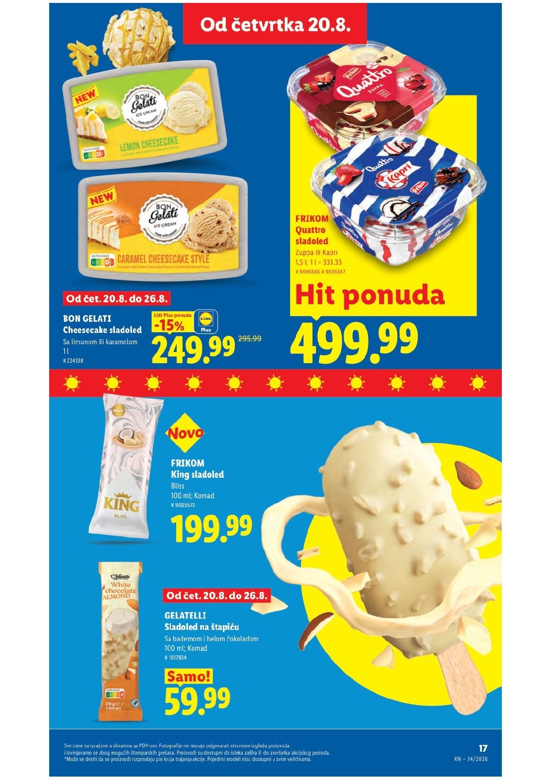 Lidl katalog akcija strana 45 – važi od 20.8. do 26.8.2026.