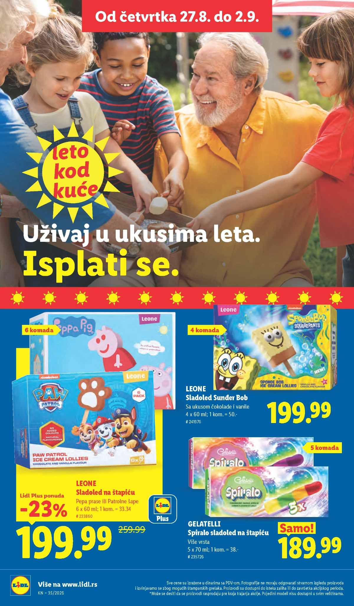 Lidl katalog akcija strana 46 – važi od 31.8. do 2.9.2026.