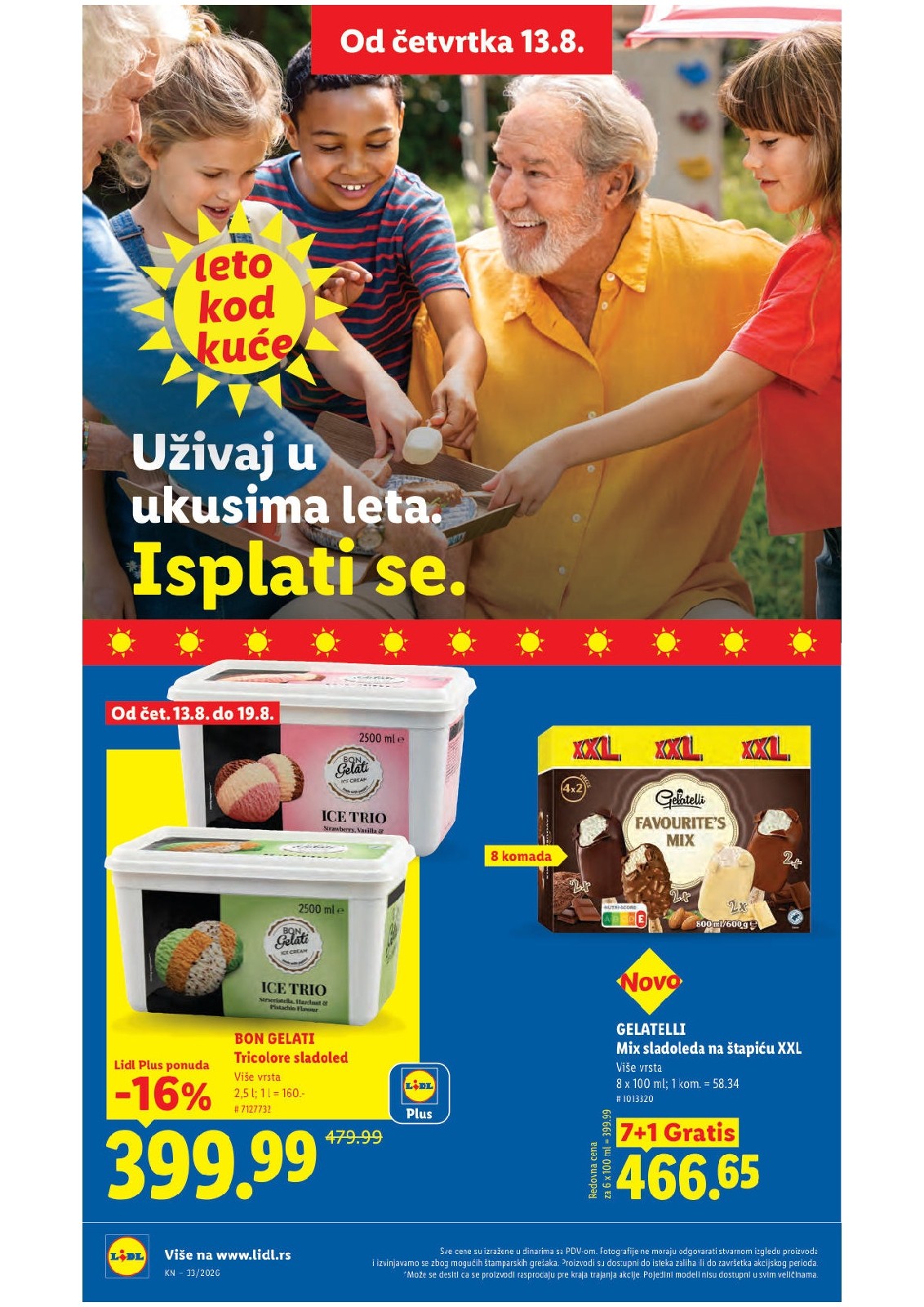 Lidl katalog akcija strana 46 – važi od 13.8. do 16.8.2026.