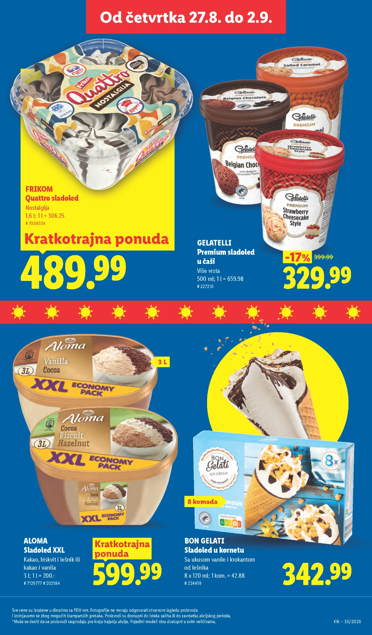 Lidl katalog akcija strana 47 – važi od 31.8. do 2.9.2026.