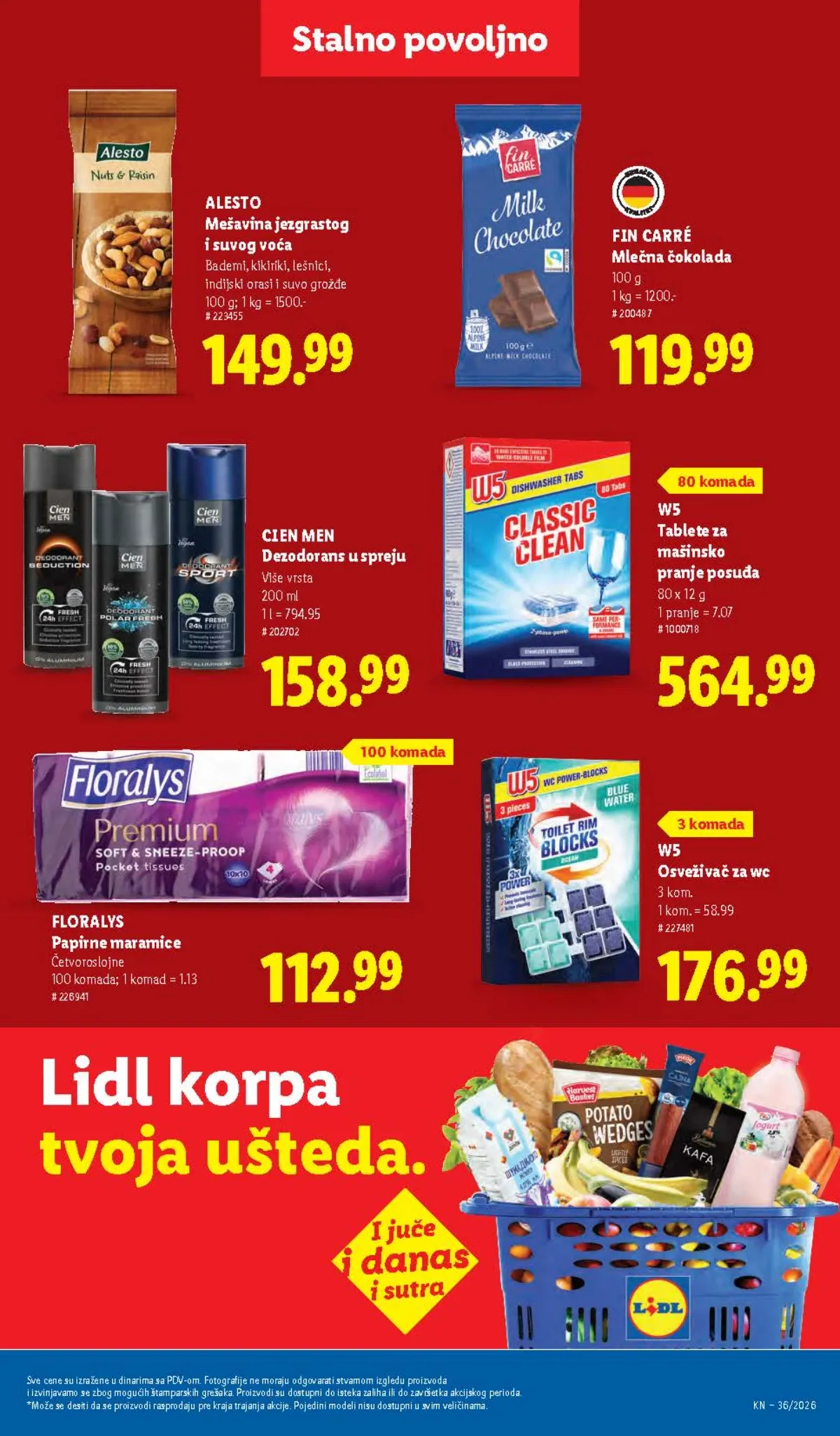 Lidl katalog akcija strana 47 – važi od 3.9. do 9.9.2026.