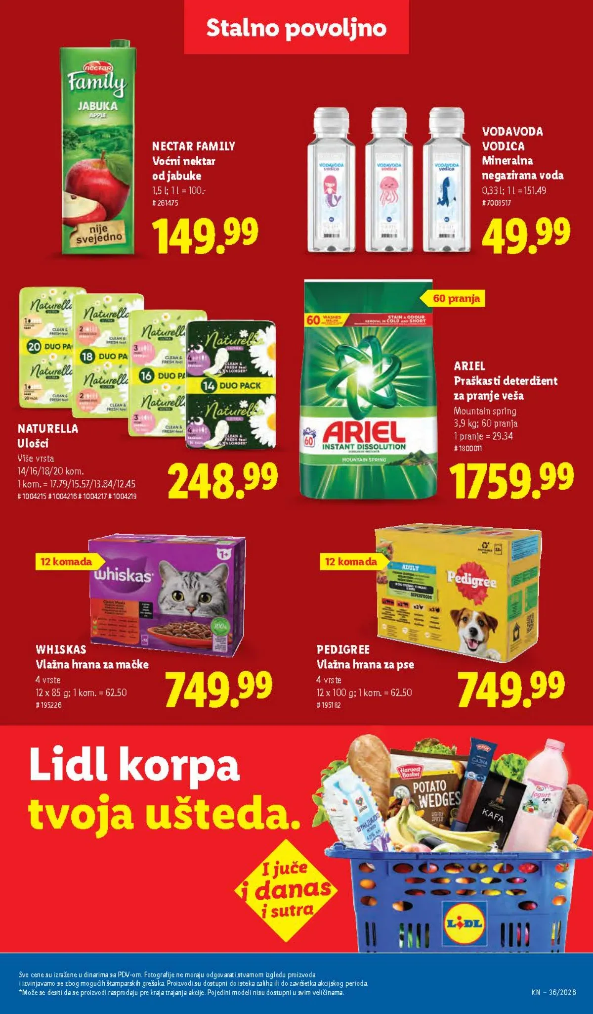 Lidl katalog akcija strana 49 – važi od 3.9. do 9.9.2026.