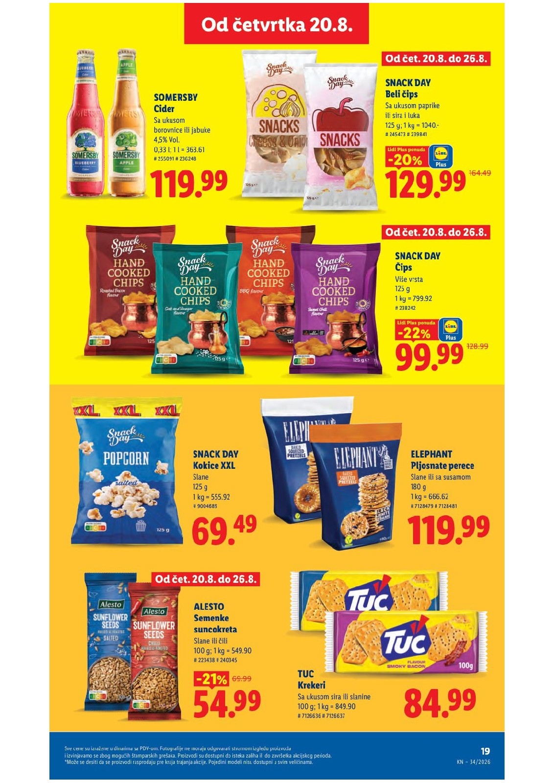 Lidl katalog akcija strana 49 – važi od 20.8. do 26.8.2026.