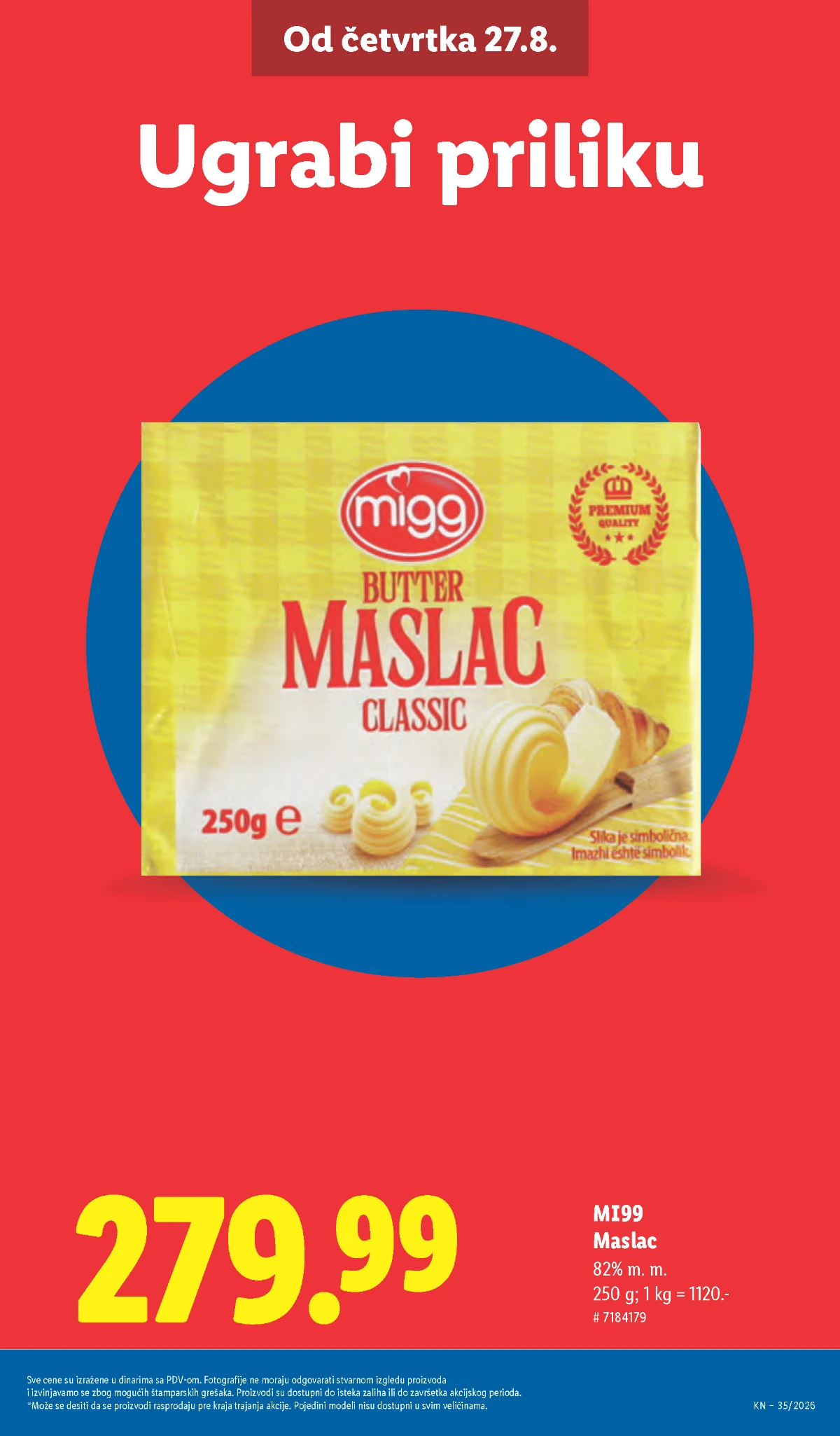 Lidl katalog akcija strana 5 – važi od 31.8. do 2.9.2026.