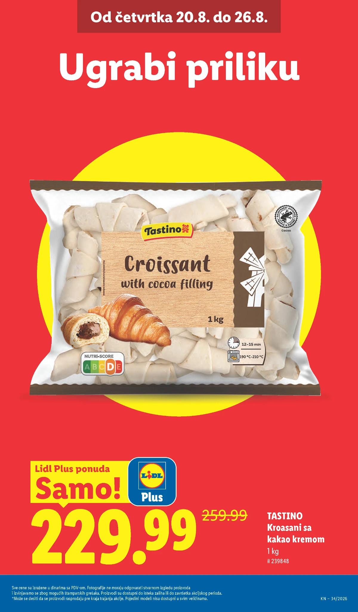 Lidl katalog akcija strana 5 – važi od 20.8. do 26.8.2026.