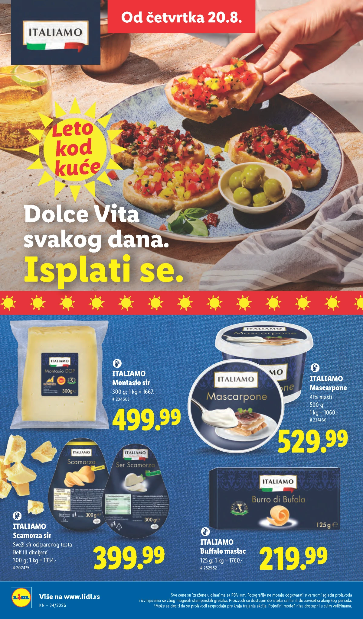 Lidl katalog akcija strana 50 – važi od 20.8. do 26.8.2026.