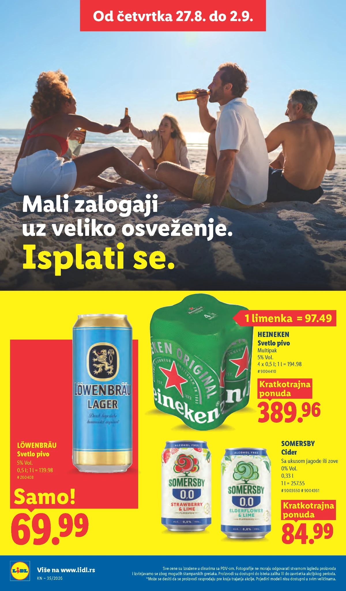 Lidl katalog akcija strana 50 – važi od 27.8. do 2.9.2026.