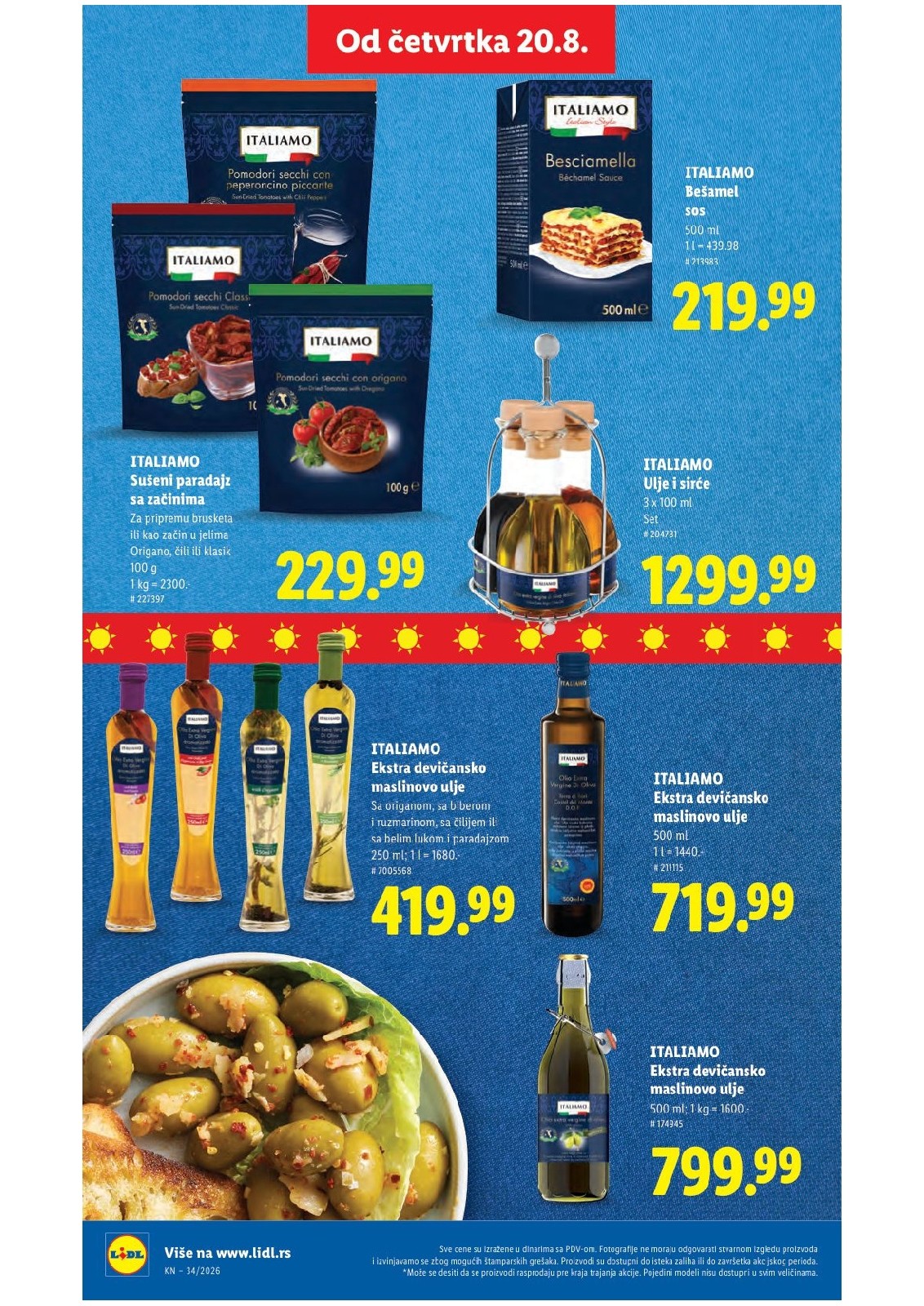 Lidl katalog akcija strana 52 – važi od 20.8. do 26.8.2026.