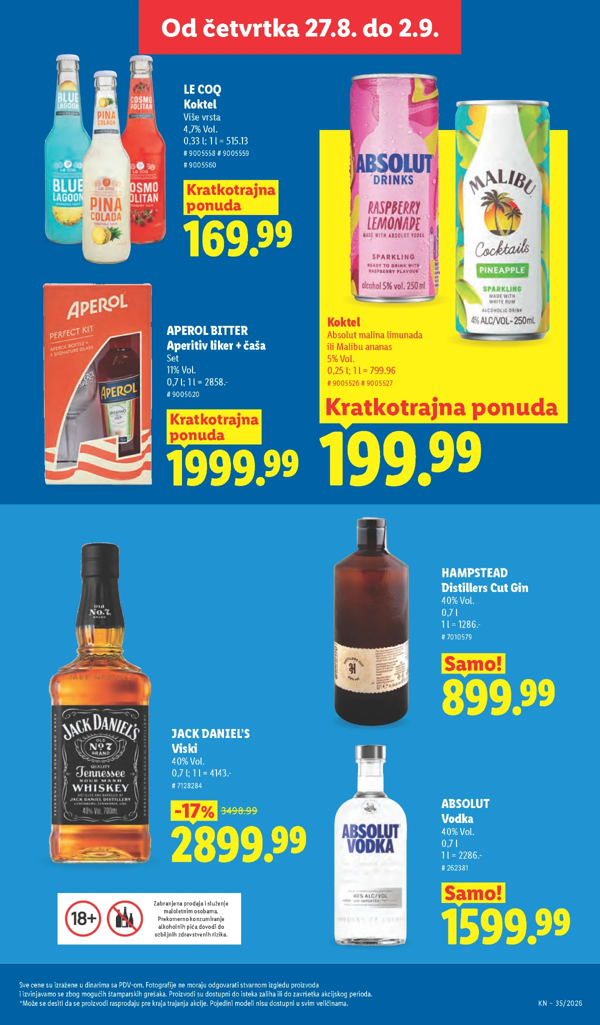 Lidl katalog akcija strana 53 – važi od 31.8. do 2.9.2026.