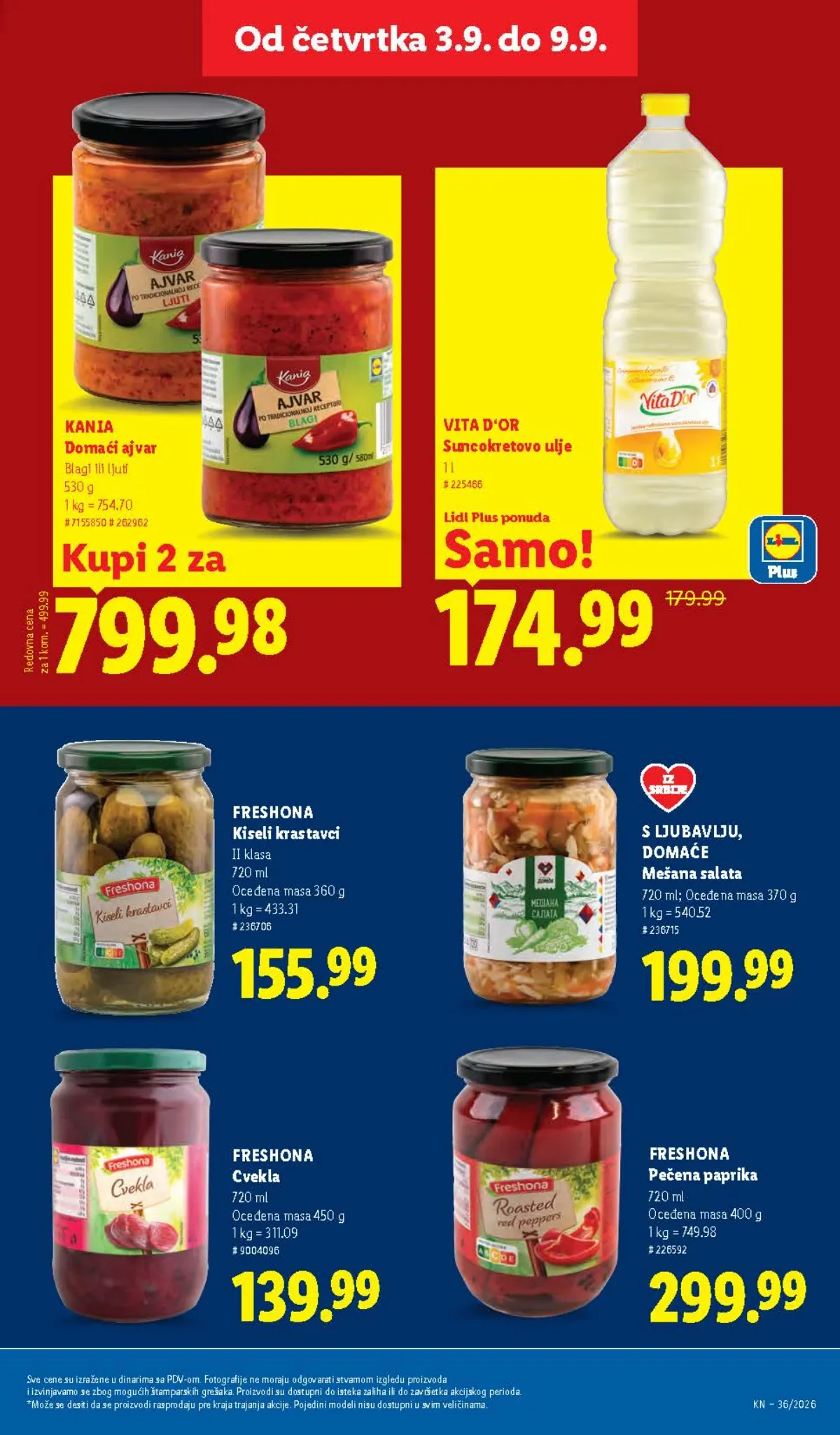Lidl katalog akcija strana 53 – važi od 3.9. do 9.9.2026.