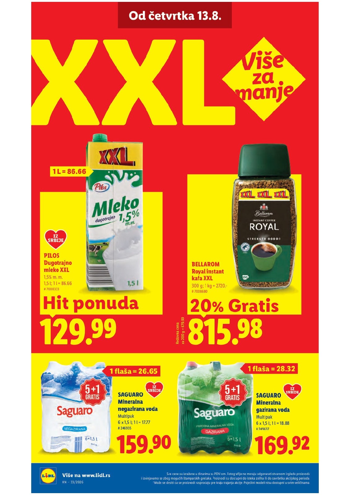 Lidl katalog akcija strana 54 – važi od 13.8. do 16.8.2026.