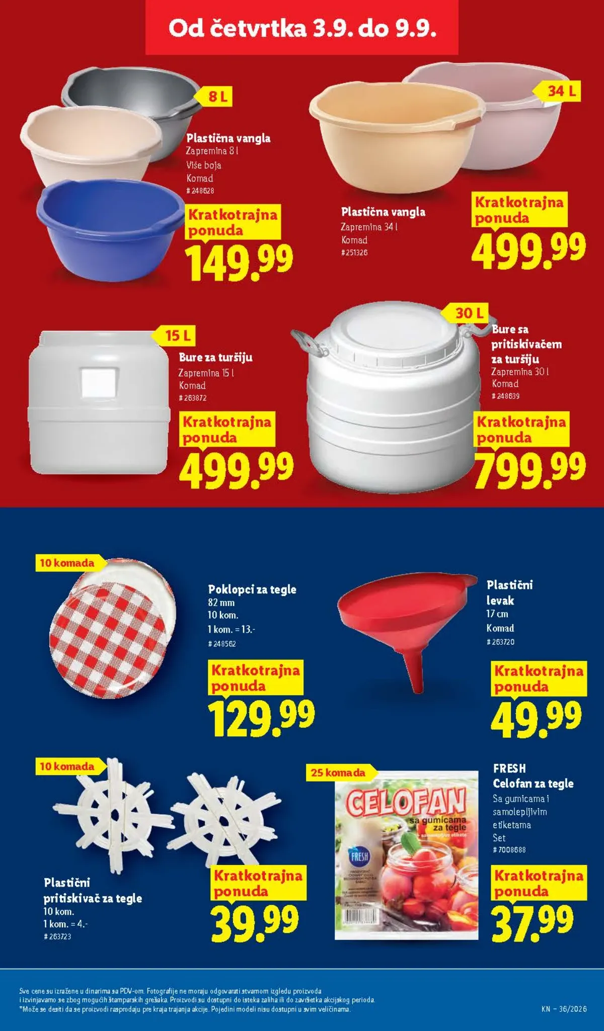 Lidl katalog akcija strana 55 – važi od 3.9. do 9.9.2026.
