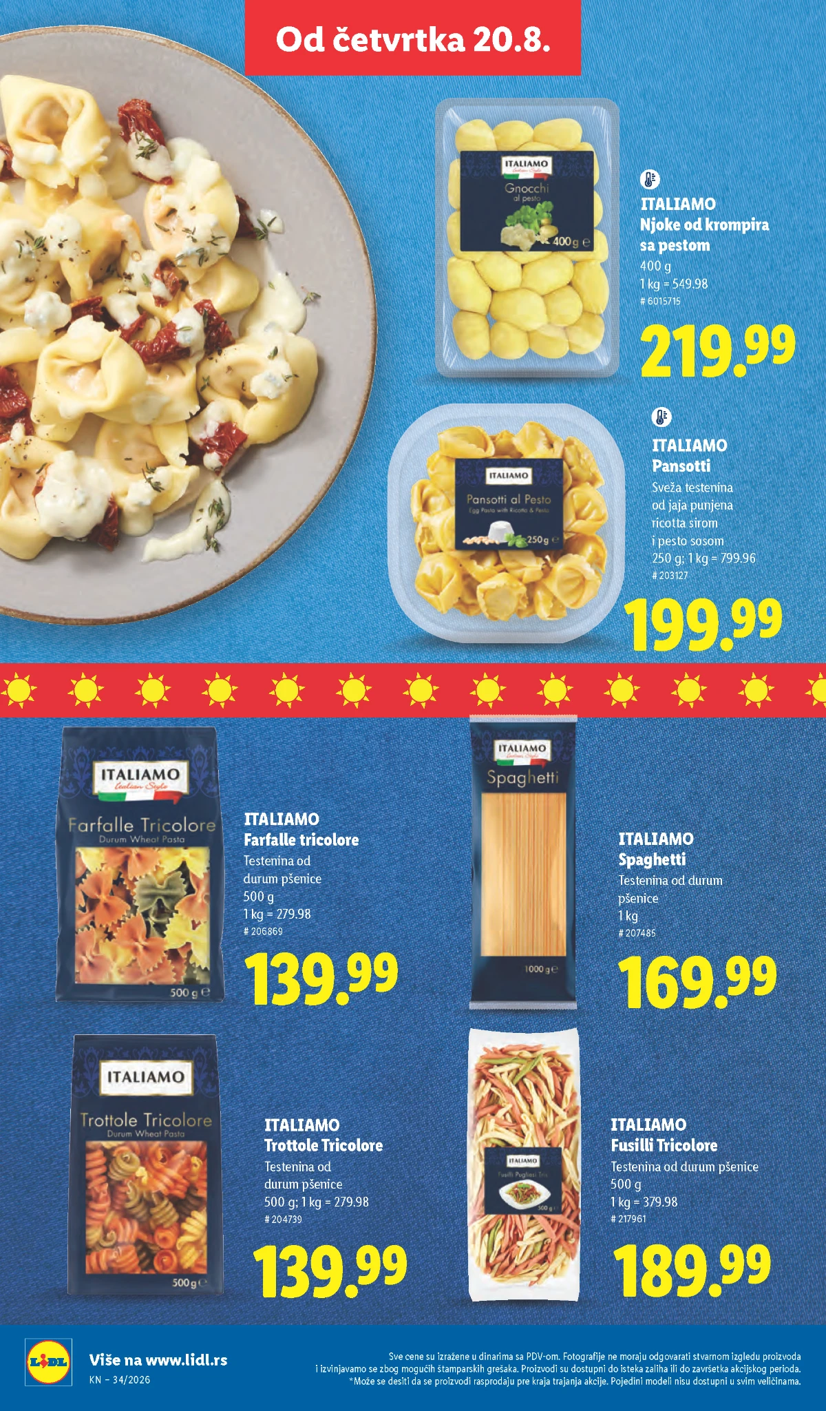 Lidl katalog akcija strana 56 – važi od 20.8. do 26.8.2026.