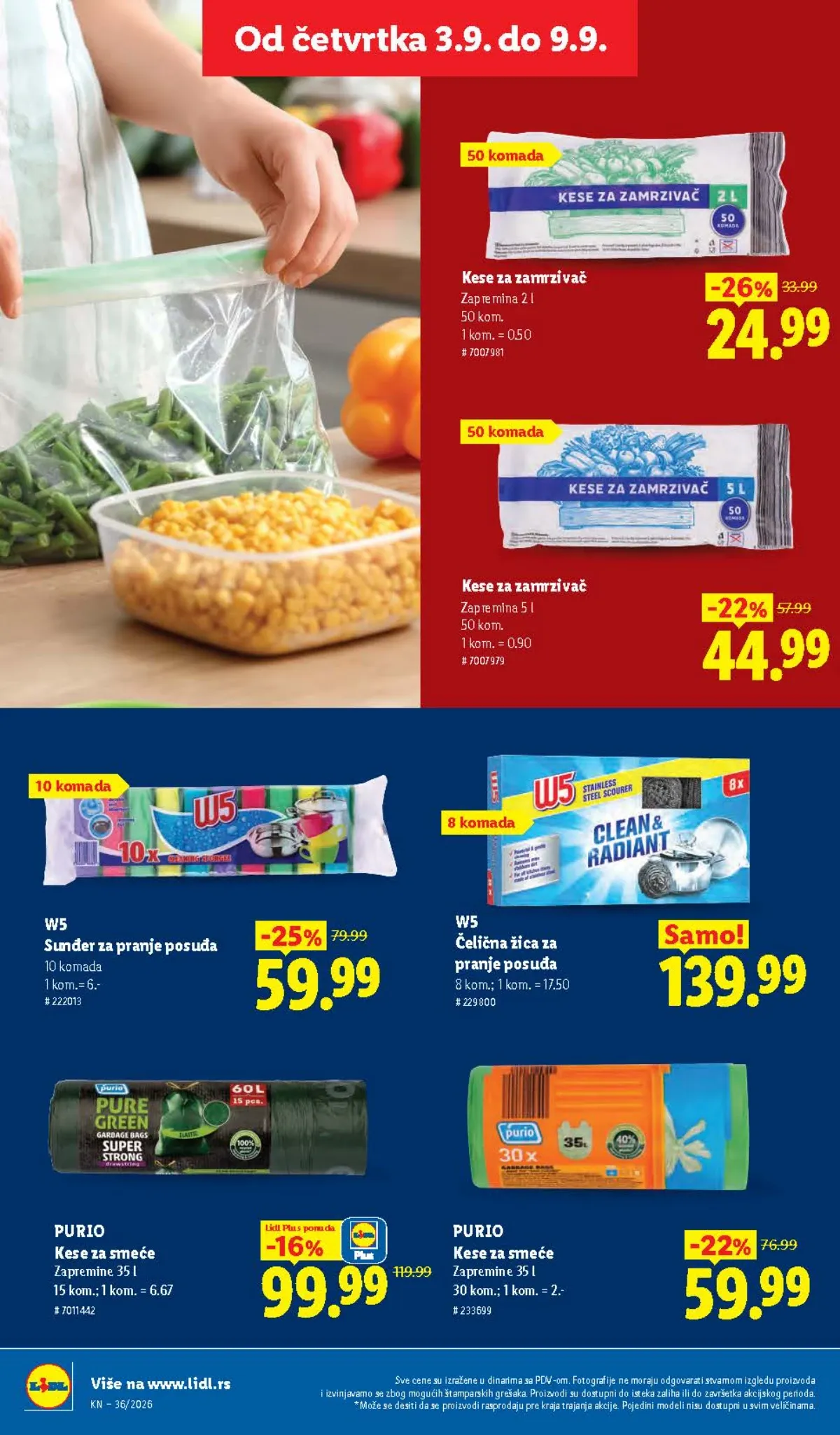 Lidl katalog akcija strana 56 – važi od 3.9. do 9.9.2026.
