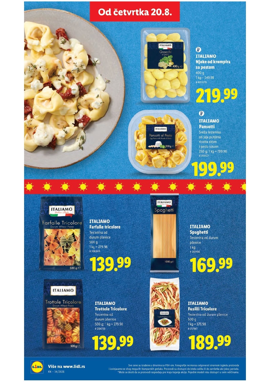 Lidl katalog akcija strana 56 – važi od 20.8. do 26.8.2026.