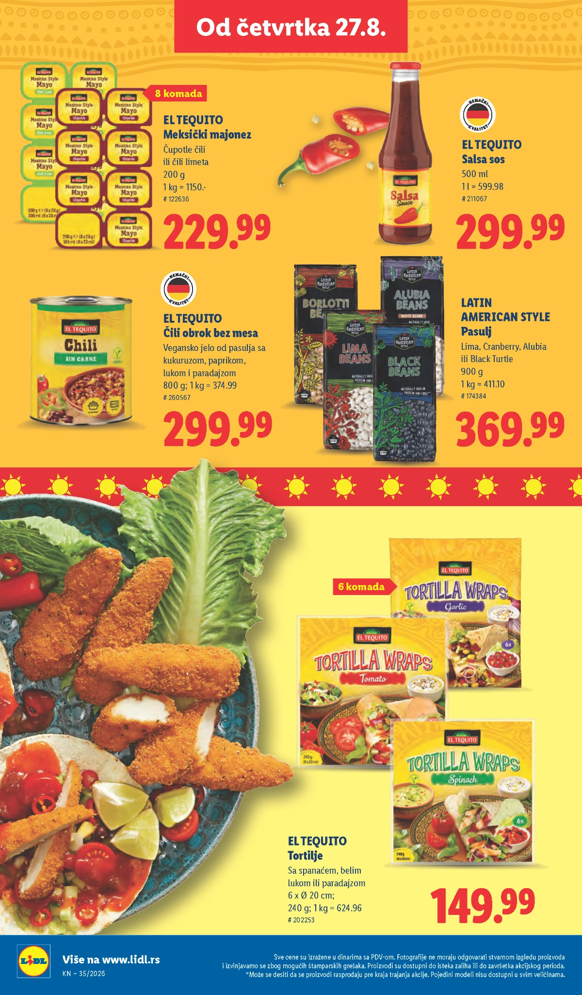 Lidl katalog akcija strana 56 – važi od 27.8. do 2.9.2026.