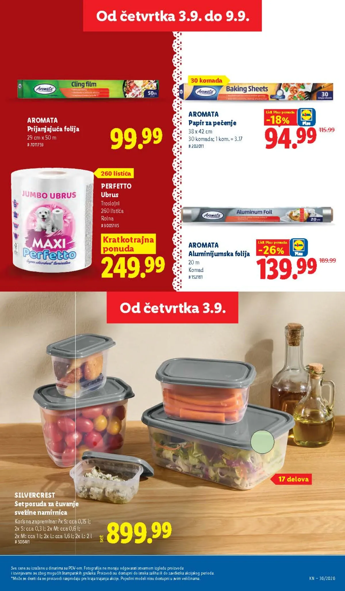 Lidl katalog akcija strana 57 – važi od 3.9. do 9.9.2026.