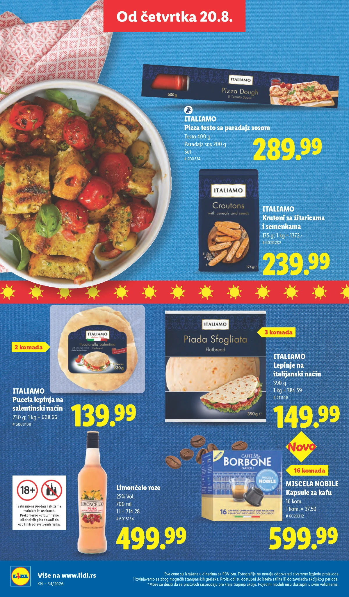 Lidl katalog akcija strana 58 – važi od 20.8. do 26.8.2026.