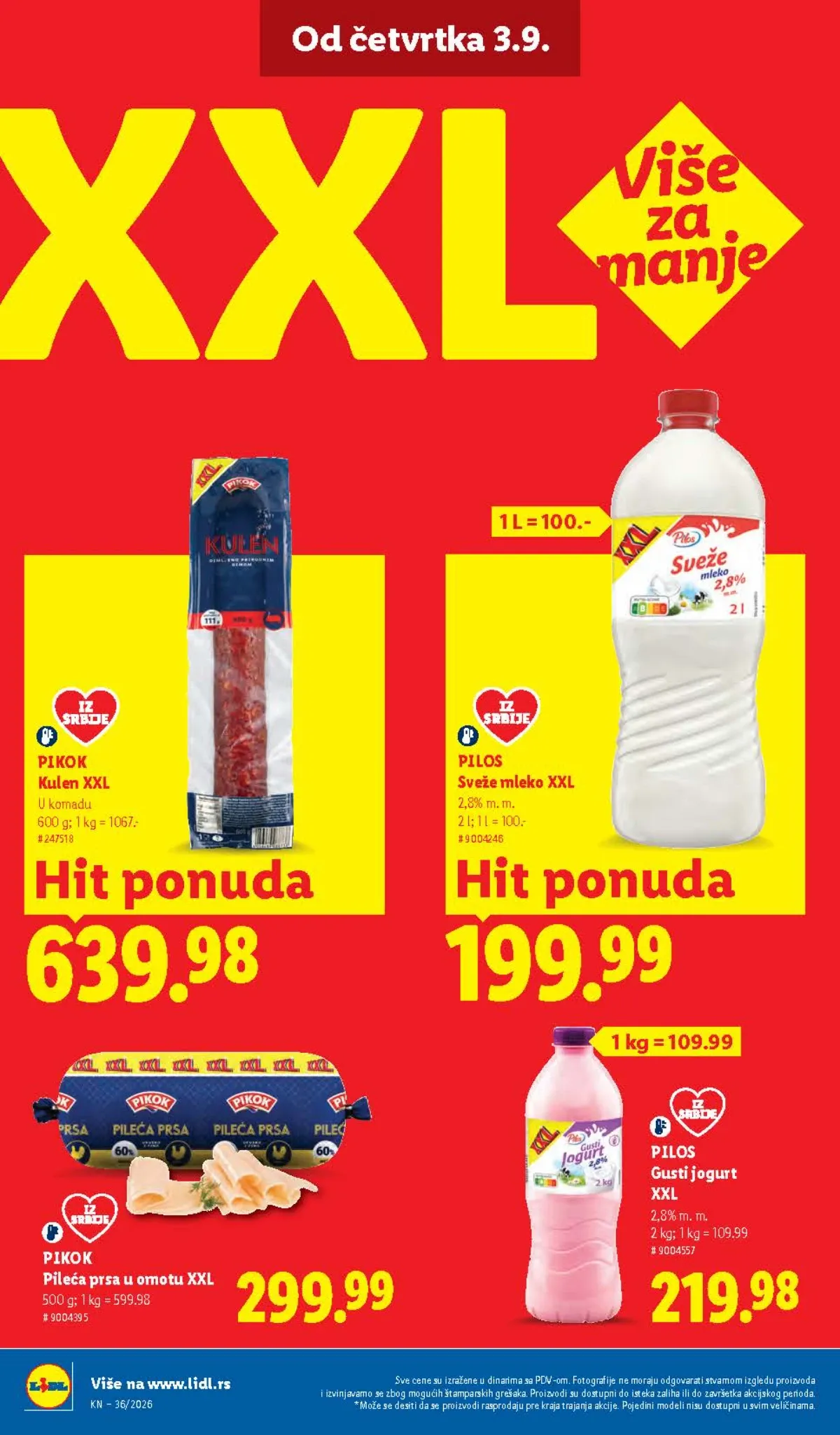 Lidl katalog akcija strana 58 – važi od 3.9. do 9.9.2026.