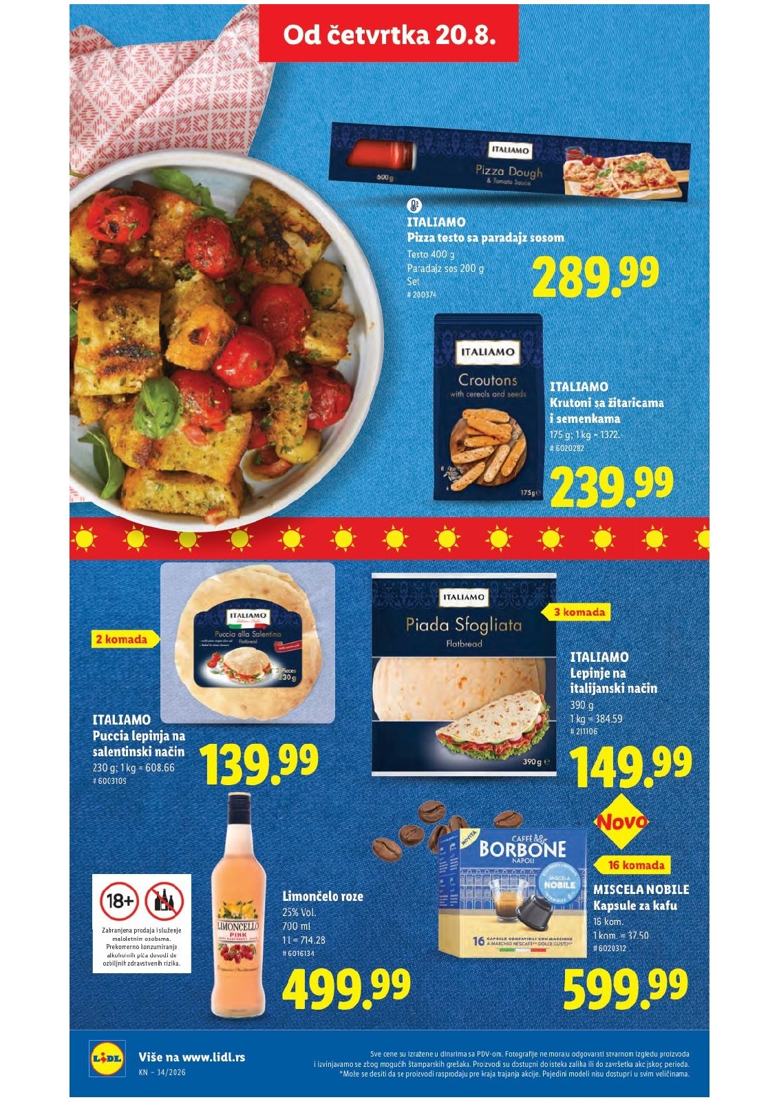 Lidl katalog akcija strana 58 – važi od 20.8. do 26.8.2026.