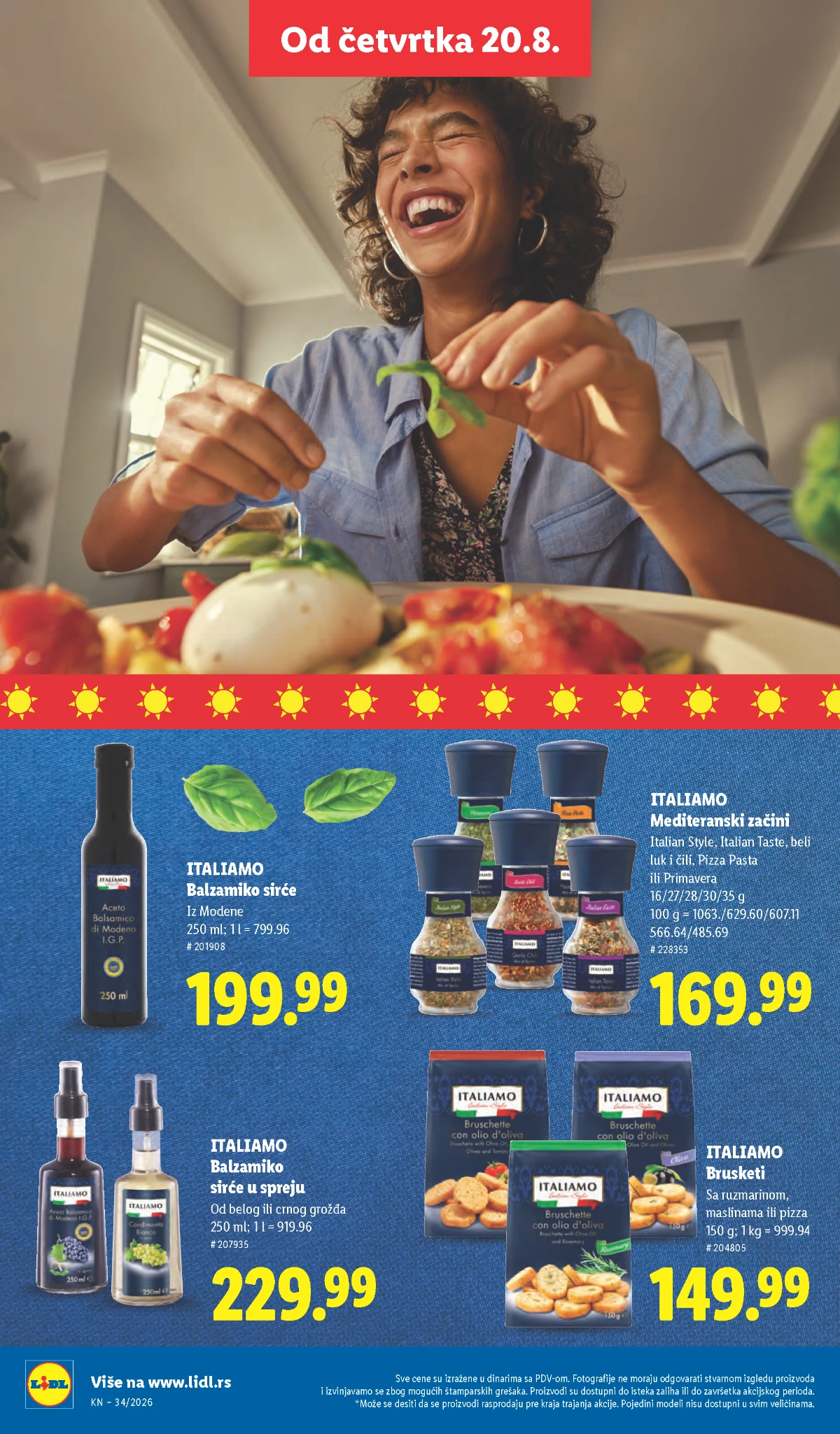 Lidl katalog akcija strana 60 – važi od 20.8. do 26.8.2026.