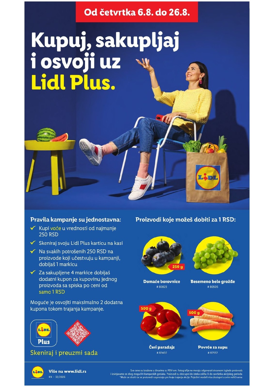Lidl katalog akcija strana 60 – važi od 6.8. do 12.8.2026.