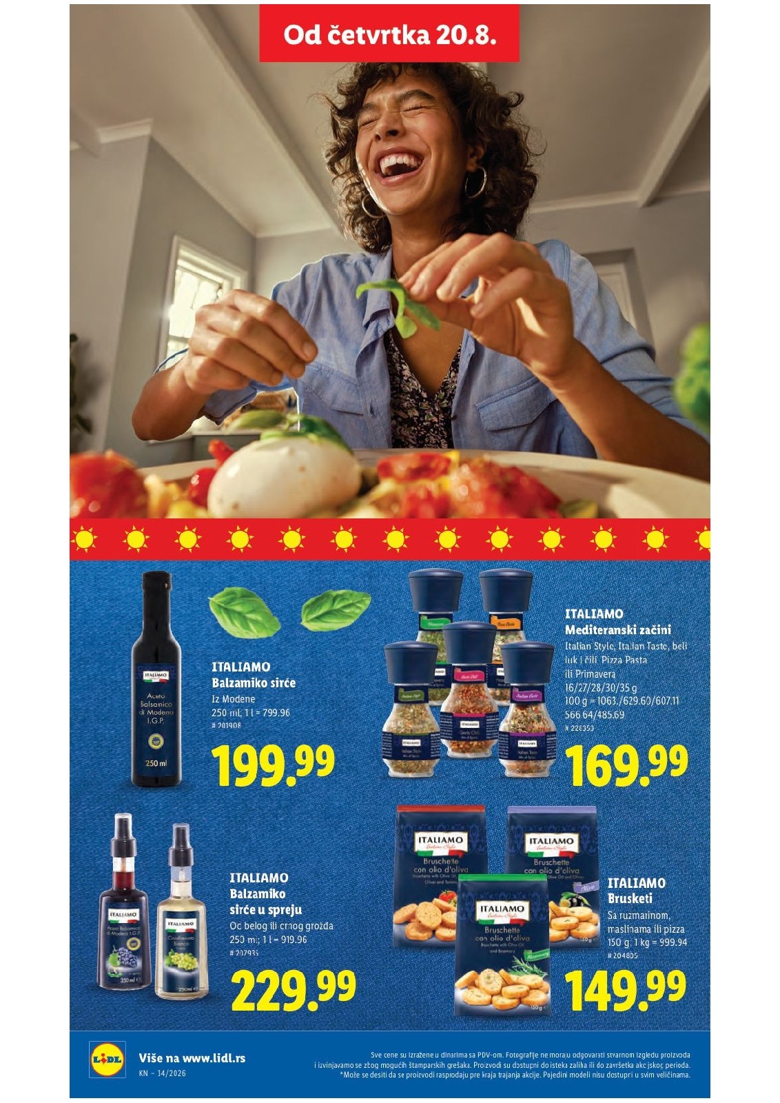 Lidl katalog akcija strana 60 – važi od 20.8. do 26.8.2026.