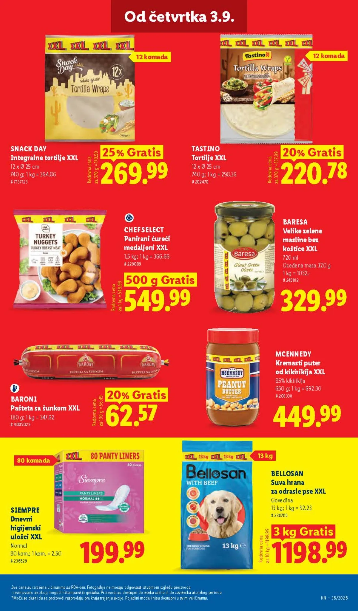 Lidl katalog akcija strana 61 – važi od 3.9. do 9.9.2026.