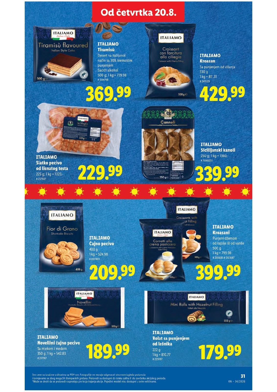 Lidl katalog akcija strana 61 – važi od 20.8. do 26.8.2026.