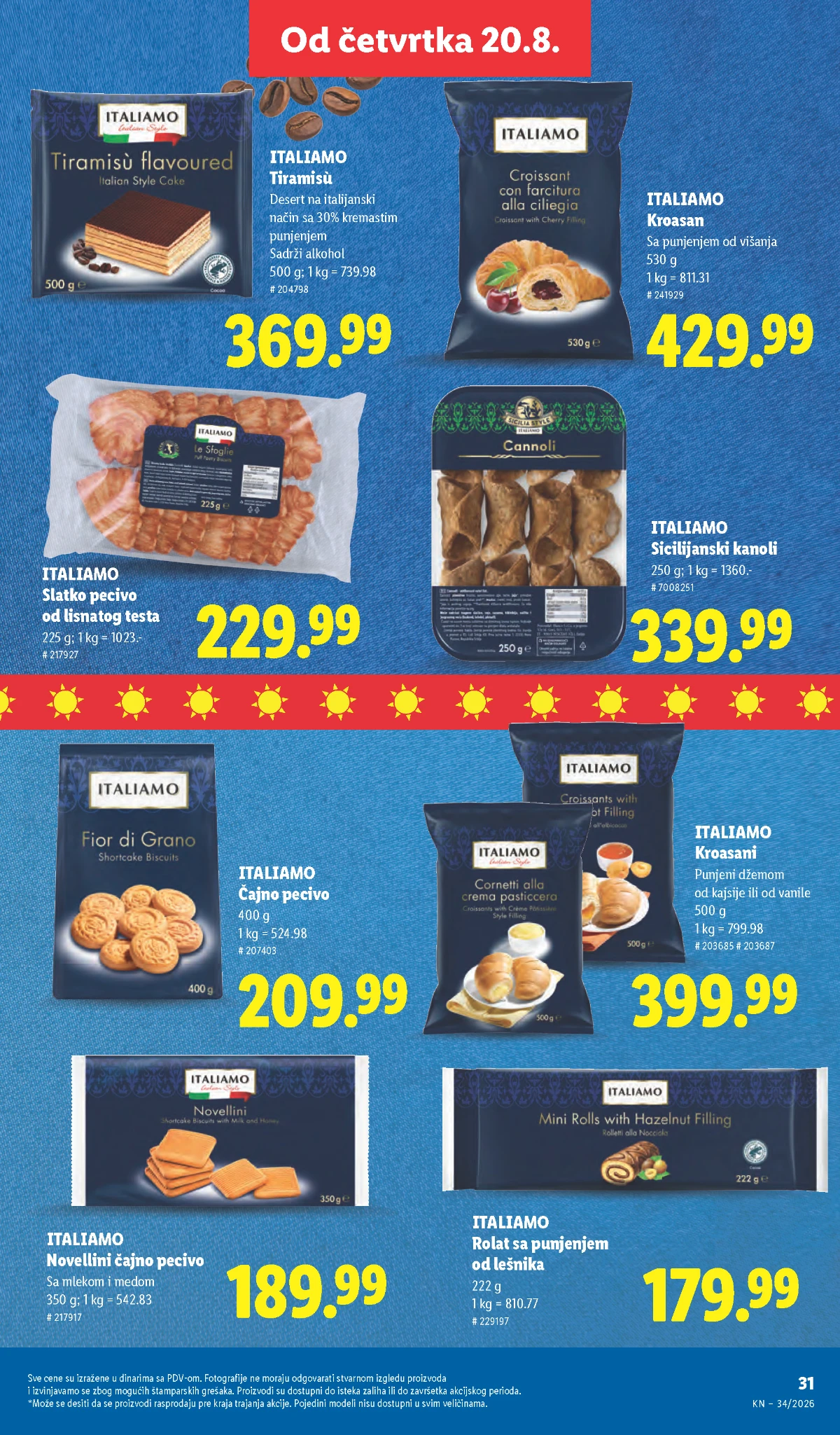 Lidl katalog akcija strana 61 – važi od 20.8. do 26.8.2026.