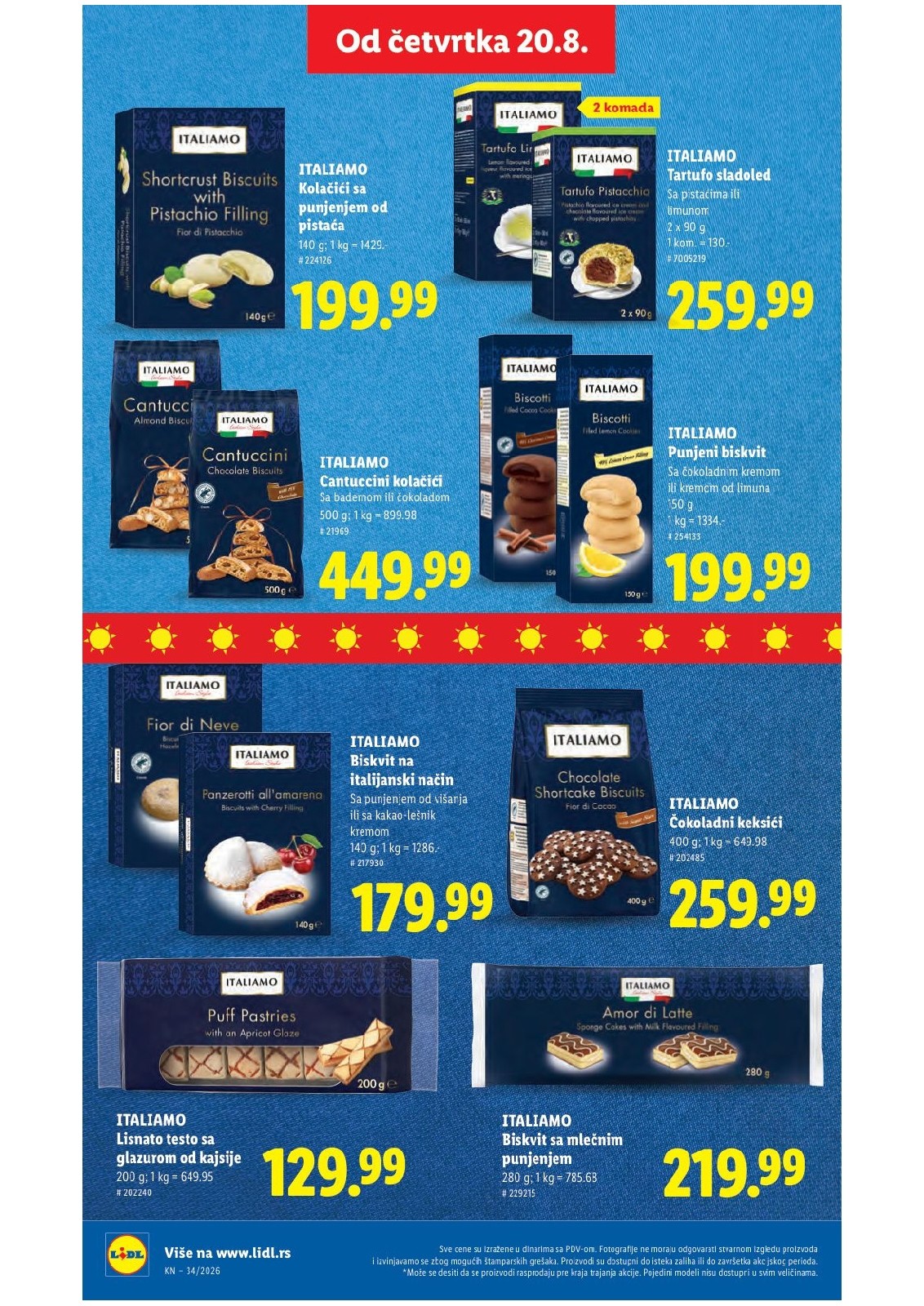 Lidl katalog akcija strana 62 – važi od 20.8. do 26.8.2026.