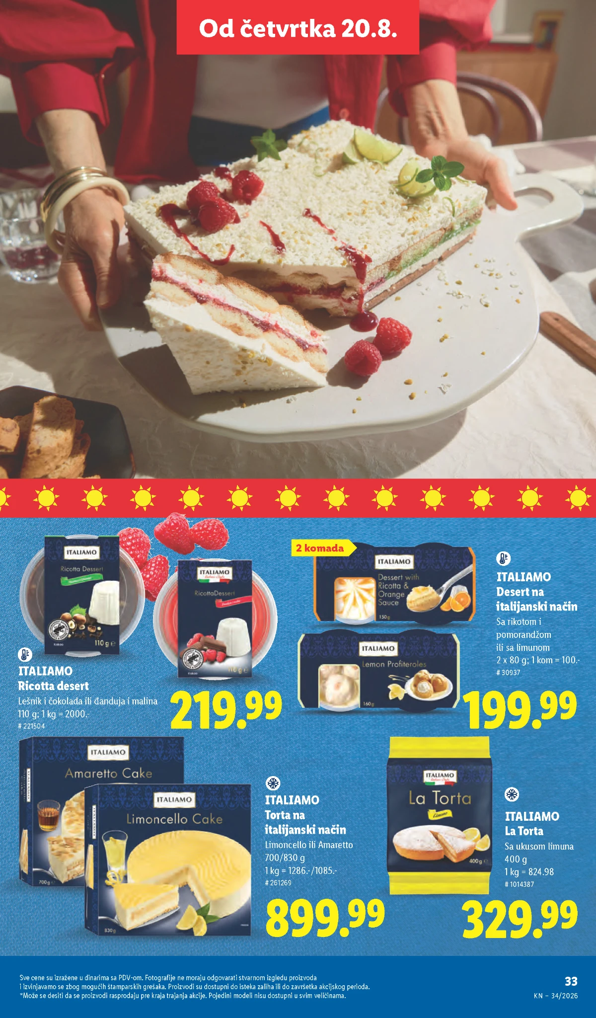 Lidl katalog akcija strana 63 – važi od 20.8. do 26.8.2026.