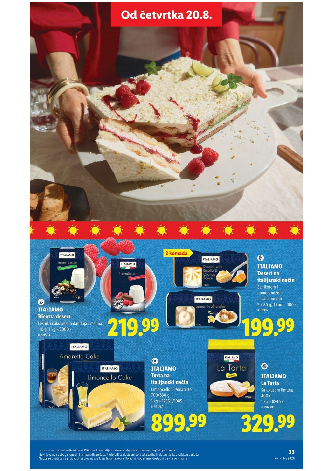 Lidl katalog akcija strana 63 – važi od 20.8. do 26.8.2026.