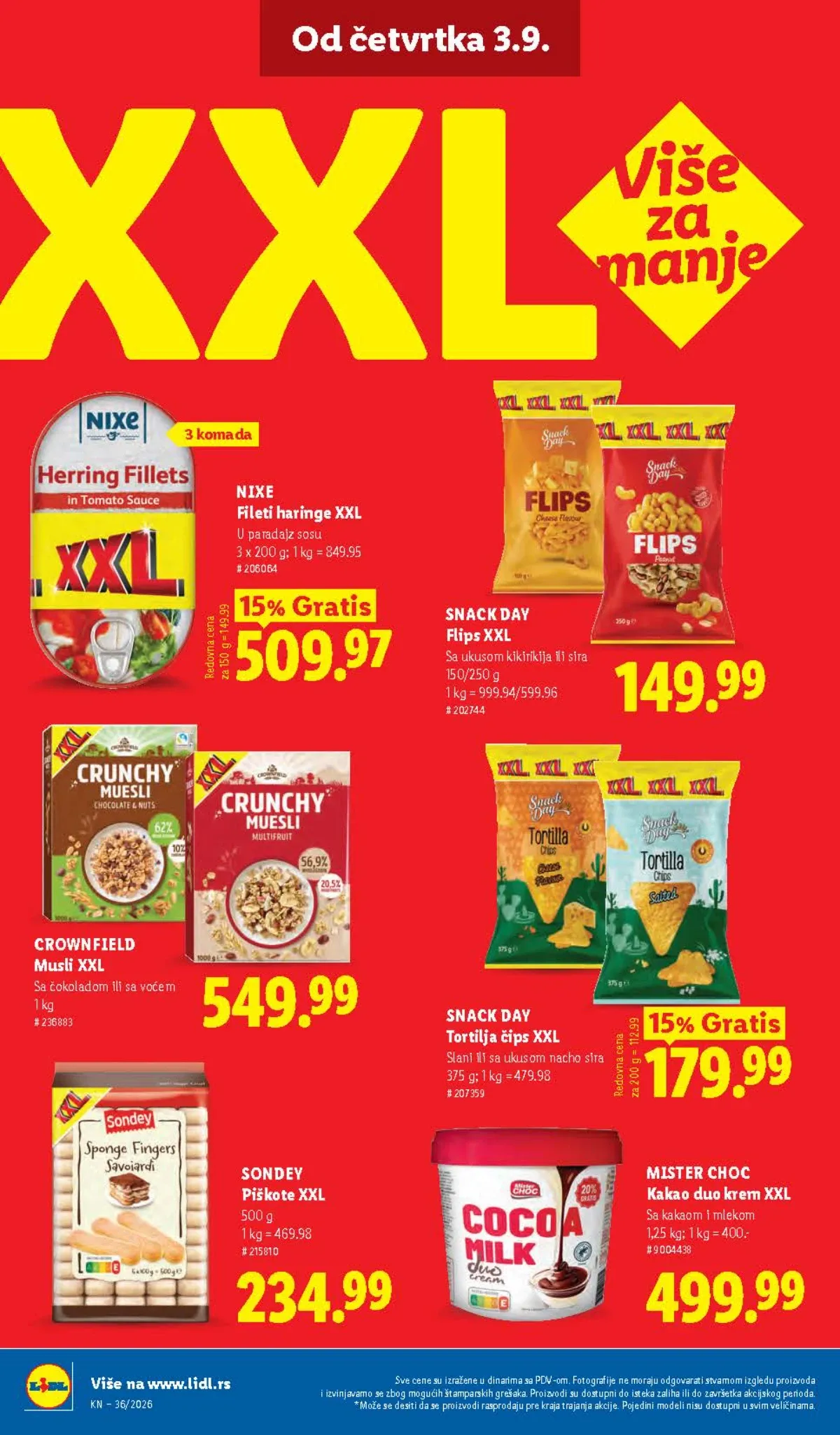 Lidl katalog akcija strana 64 – važi od 3.9. do 9.9.2026.