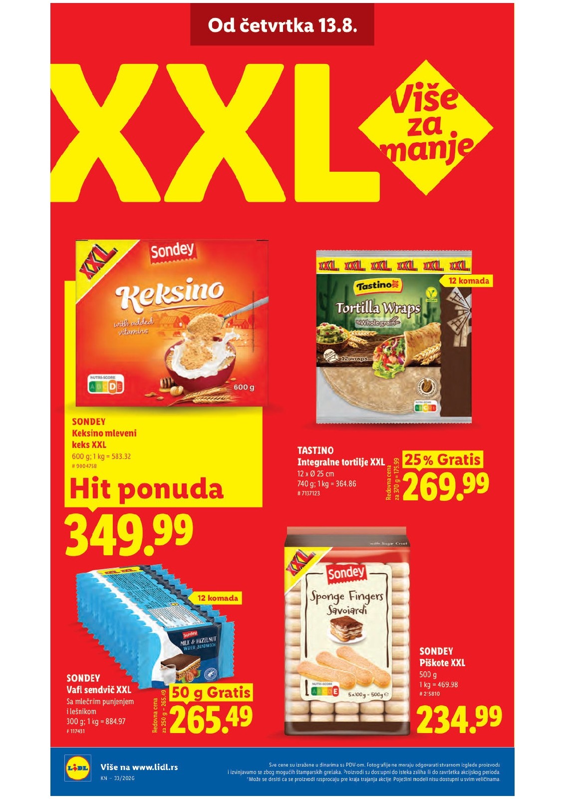 Lidl katalog akcija strana 64 – važi od 13.8. do 16.8.2026.