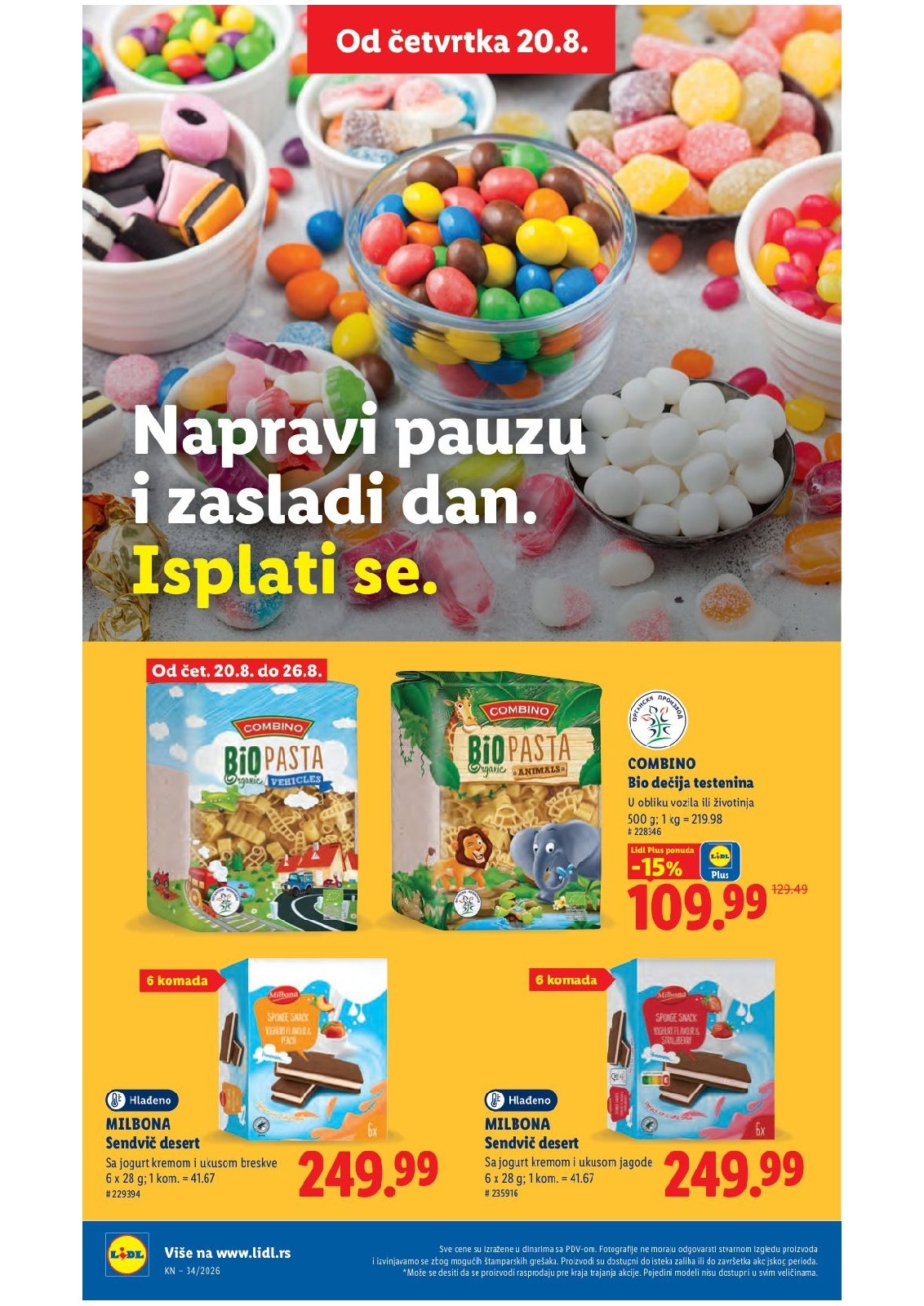 Lidl katalog akcija strana 64 – važi od 20.8. do 26.8.2026.