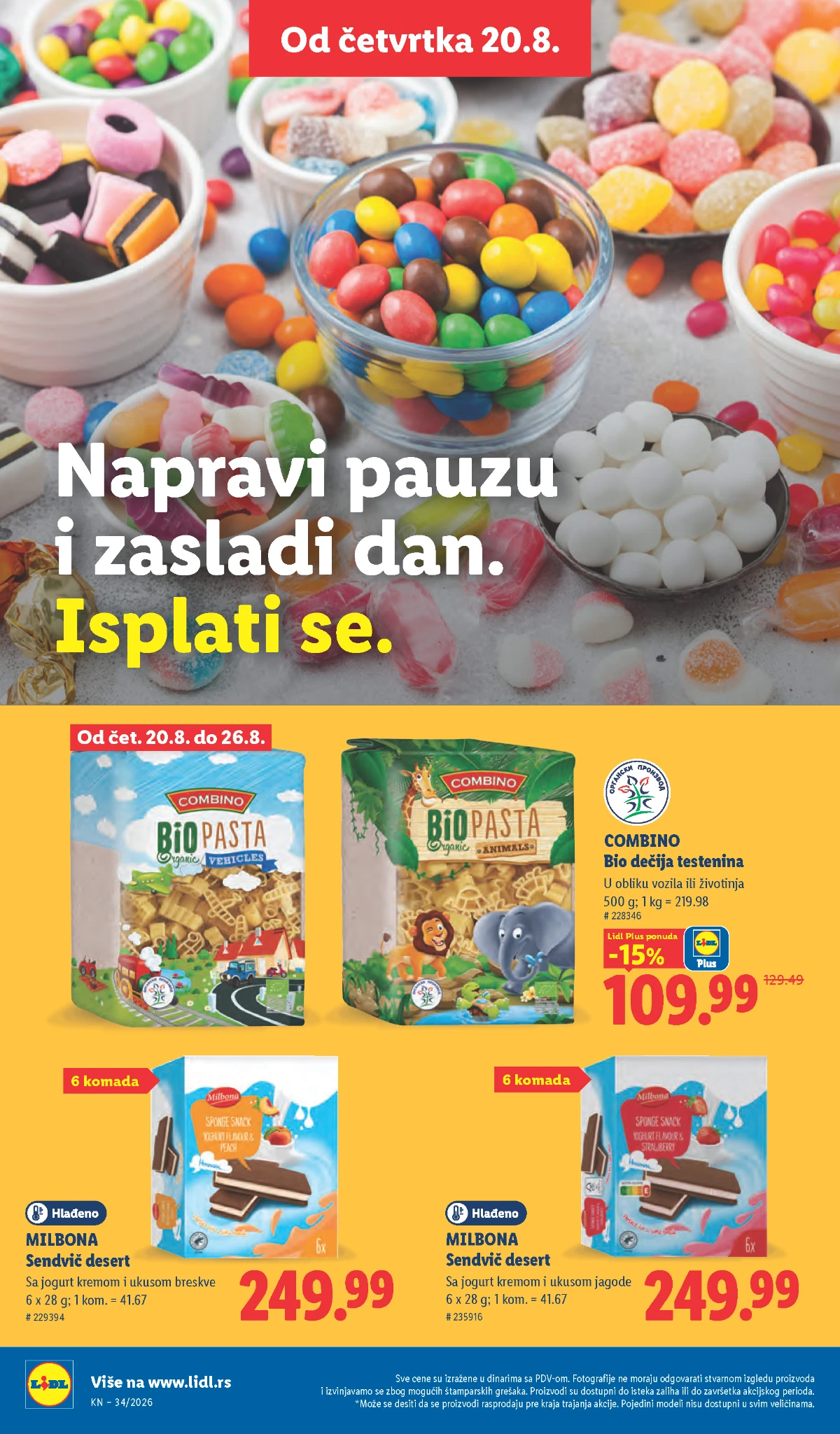 Lidl katalog akcija strana 64 – važi od 20.8. do 26.8.2026.
