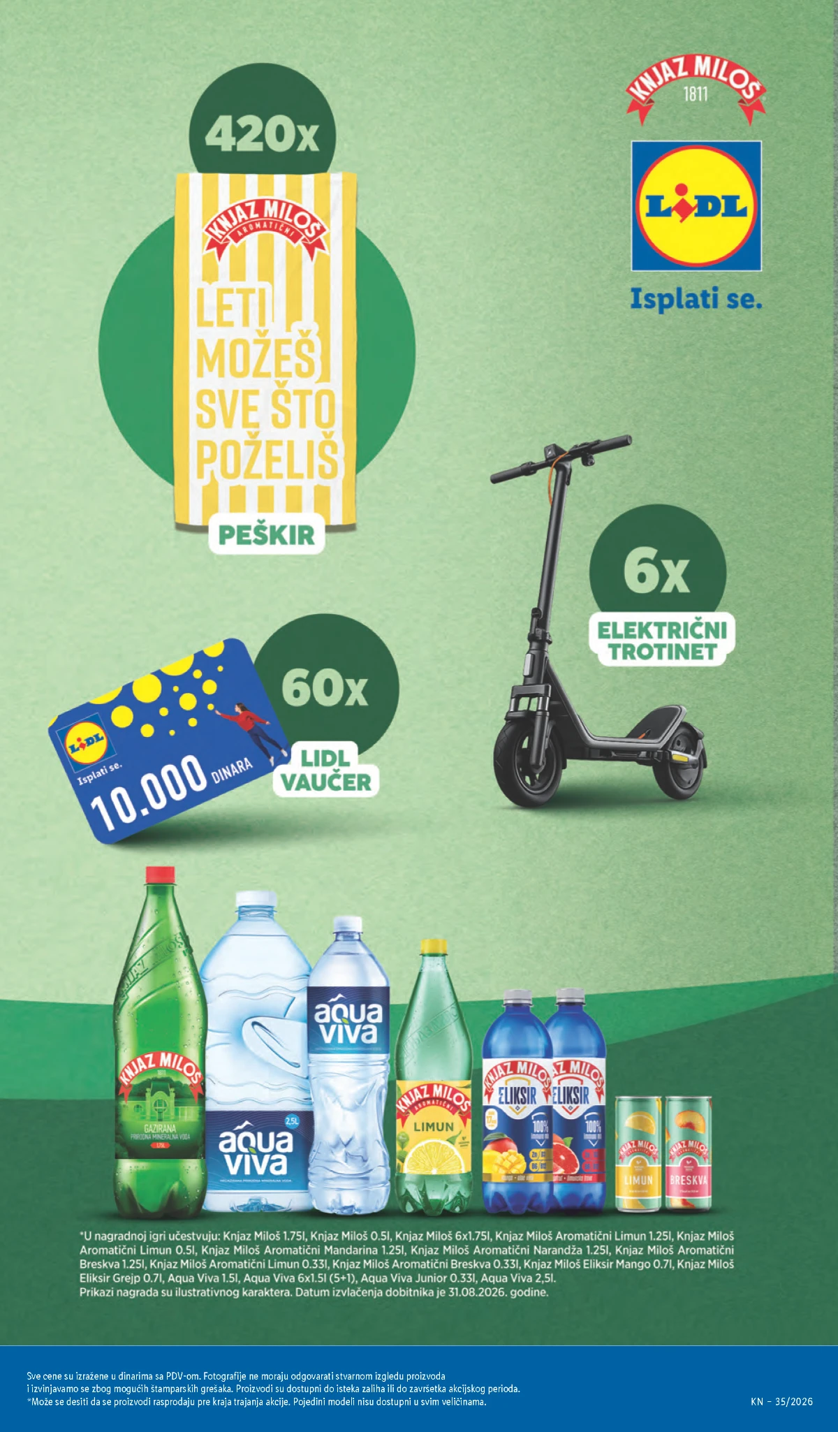Lidl katalog akcija strana 65 – važi od 31.8. do 2.9.2026.