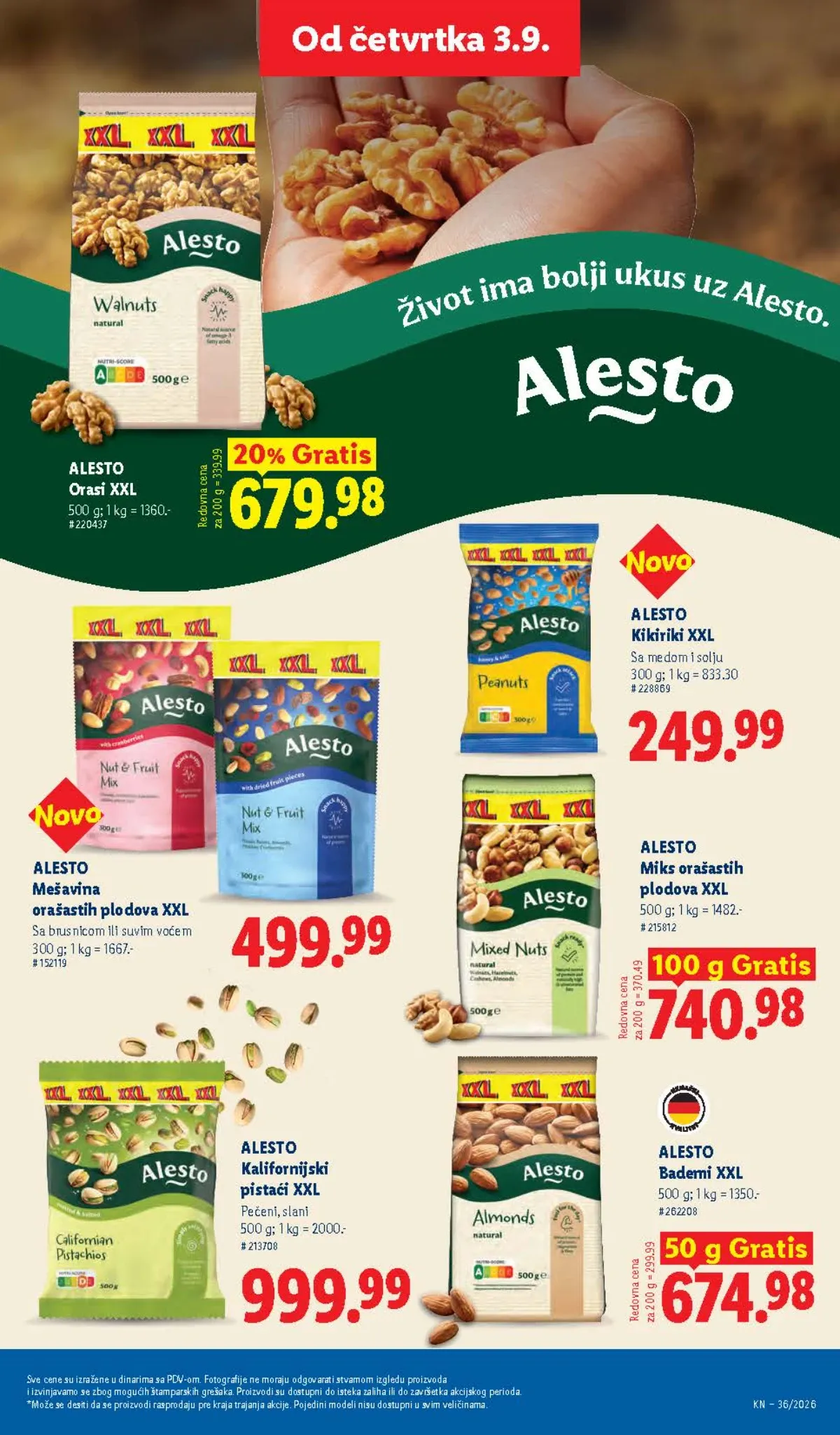 Lidl katalog akcija strana 65 – važi od 3.9. do 9.9.2026.