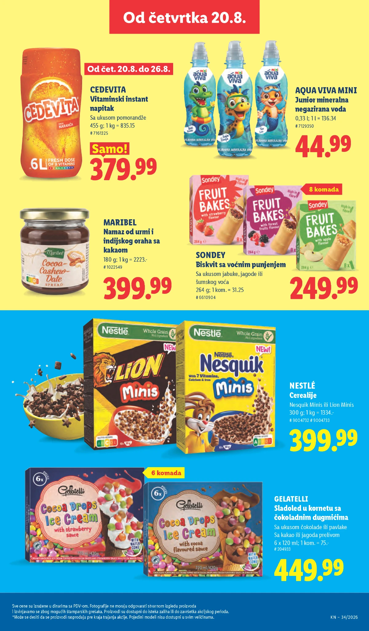 Lidl katalog akcija strana 65 – važi od 20.8. do 26.8.2026.