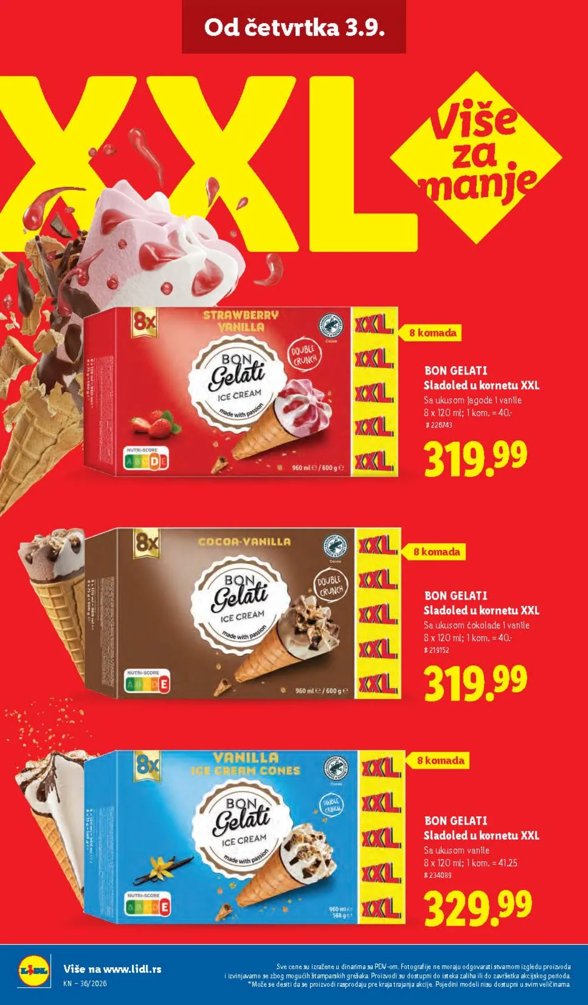 Lidl katalog akcija strana 66 – važi od 3.9. do 9.9.2026.