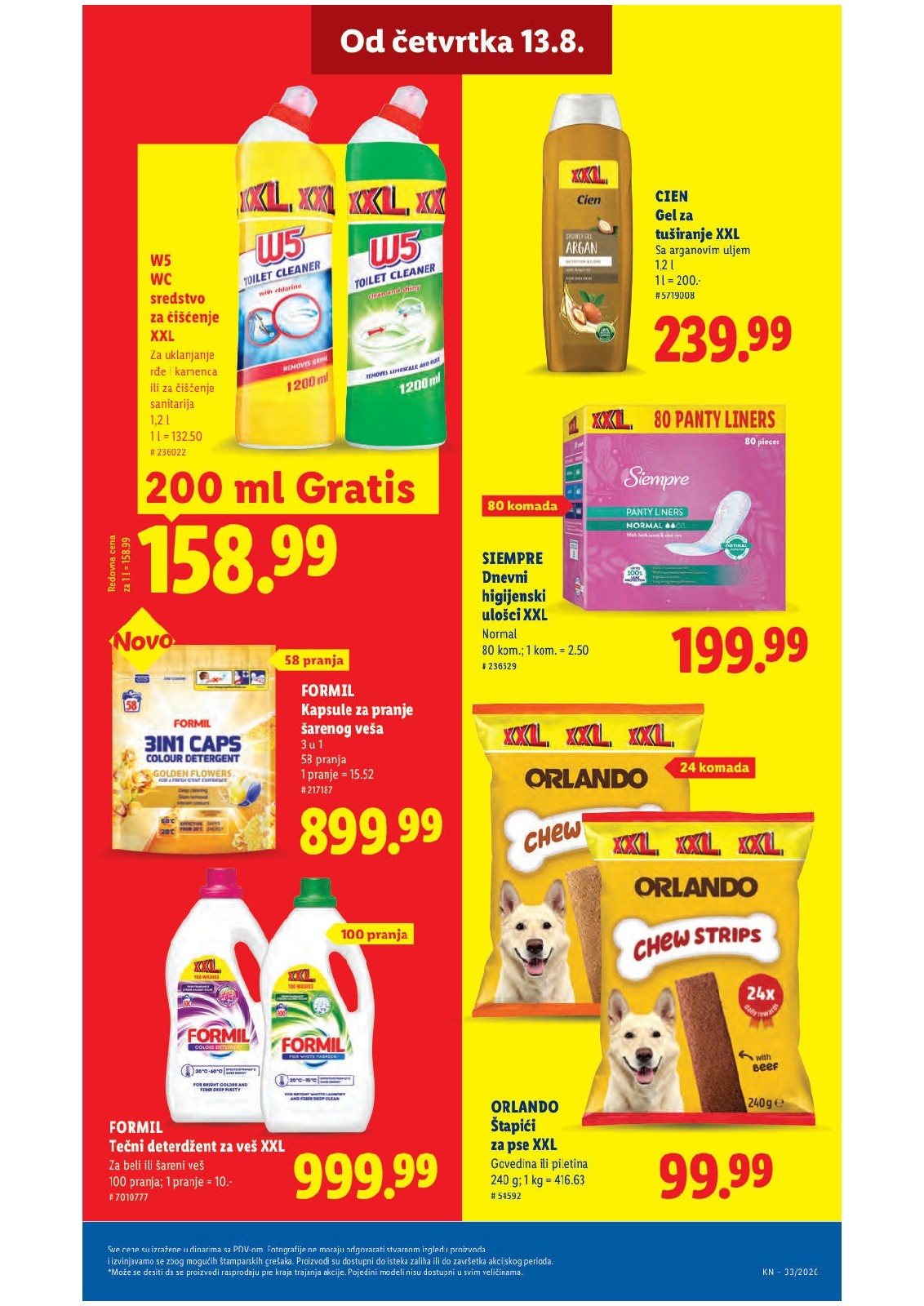Lidl katalog akcija strana 67 – važi od 13.8. do 16.8.2026.