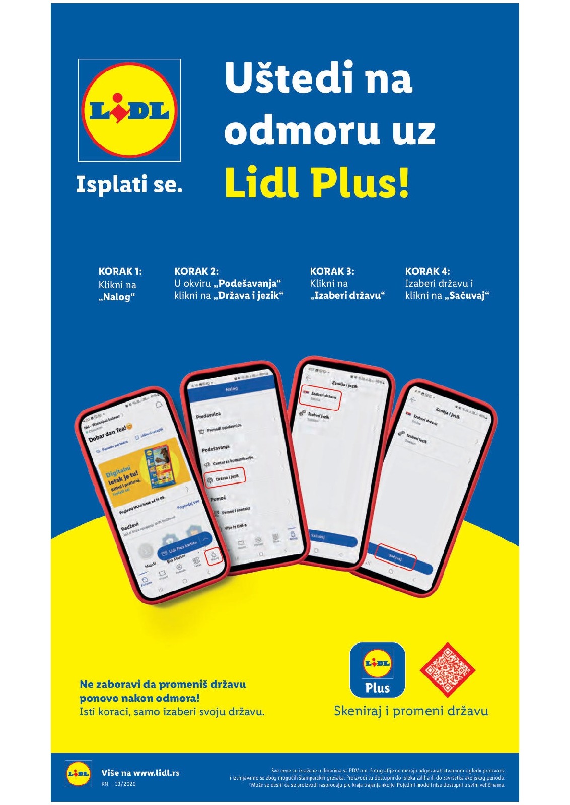 Lidl katalog akcija strana 68 – važi od 13.8. do 16.8.2026.