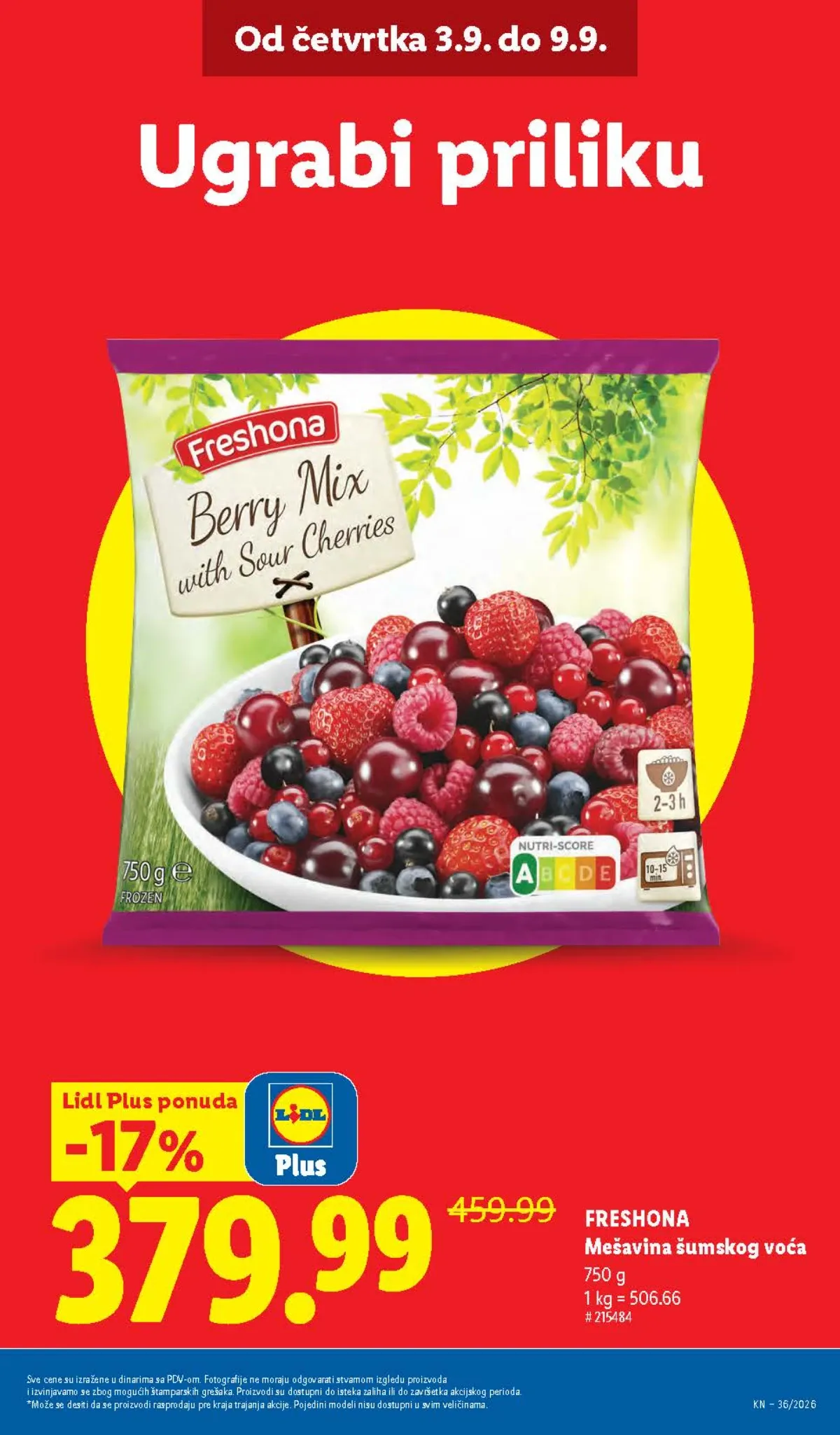 Lidl katalog akcija strana 7 – važi od 3.9. do 9.9.2026.