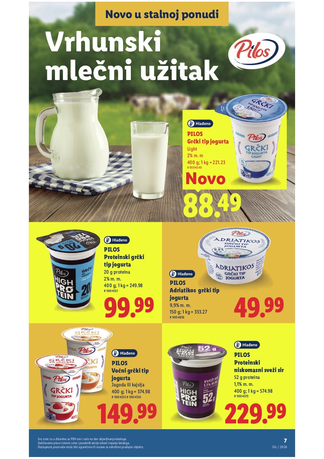 Lidl katalog akcija strana 7 – važi od 5.8. do 11.8.2026.