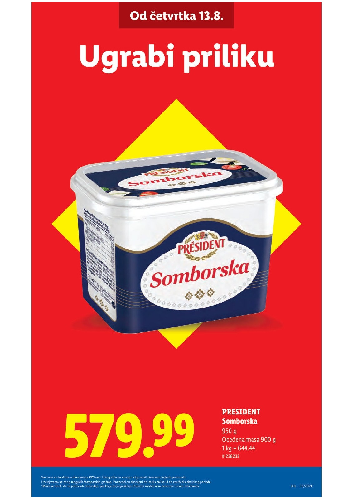 Lidl katalog akcija strana 7 – važi od 13.8. do 16.8.2026.